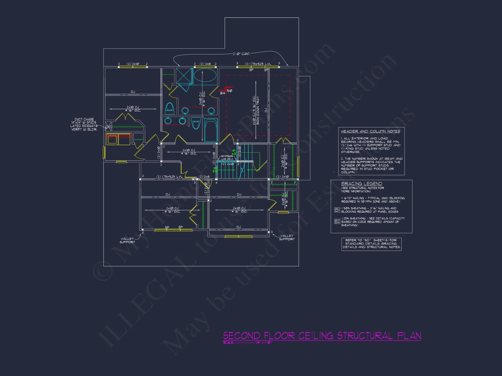 Blueprint Floor Plan CAD