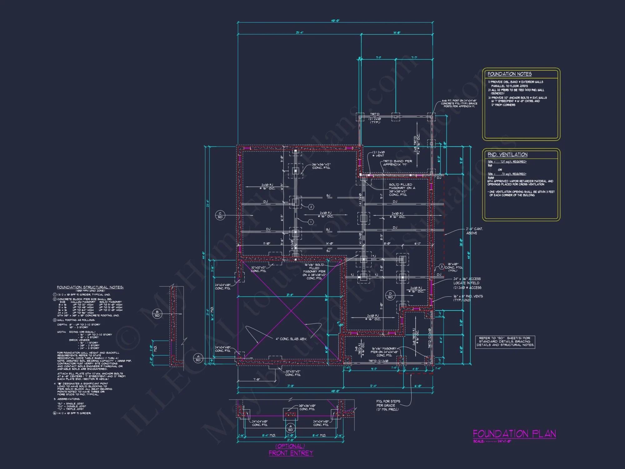 Blueprint Floor Plan CAD