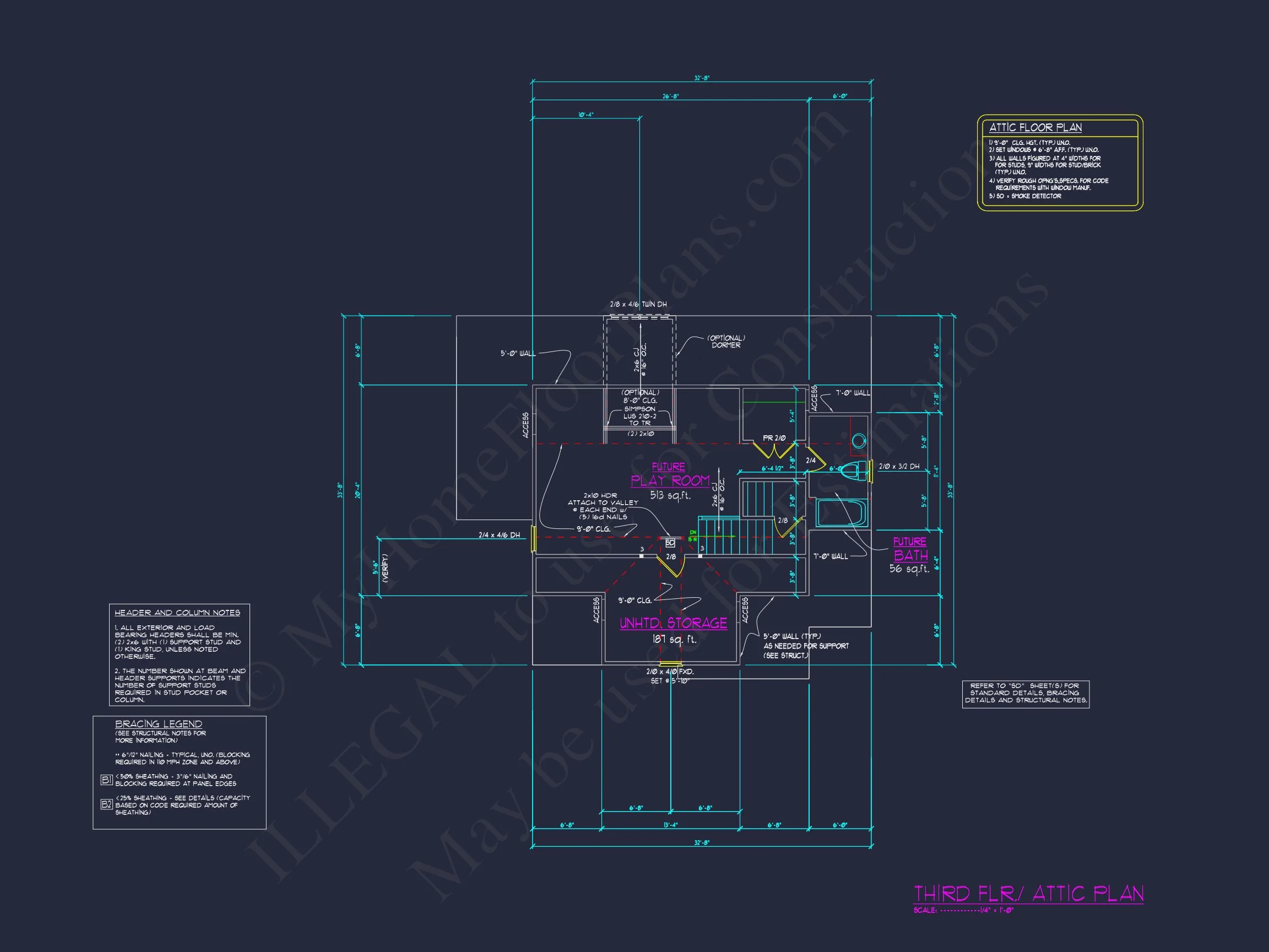 13-1427 HOUSE PLAN - 2, 300 Sq. Ft. Craftsman House Design | Blueprint Floor Plan CAD 10 2, 300 Sq. Ft. Craftsman house Design