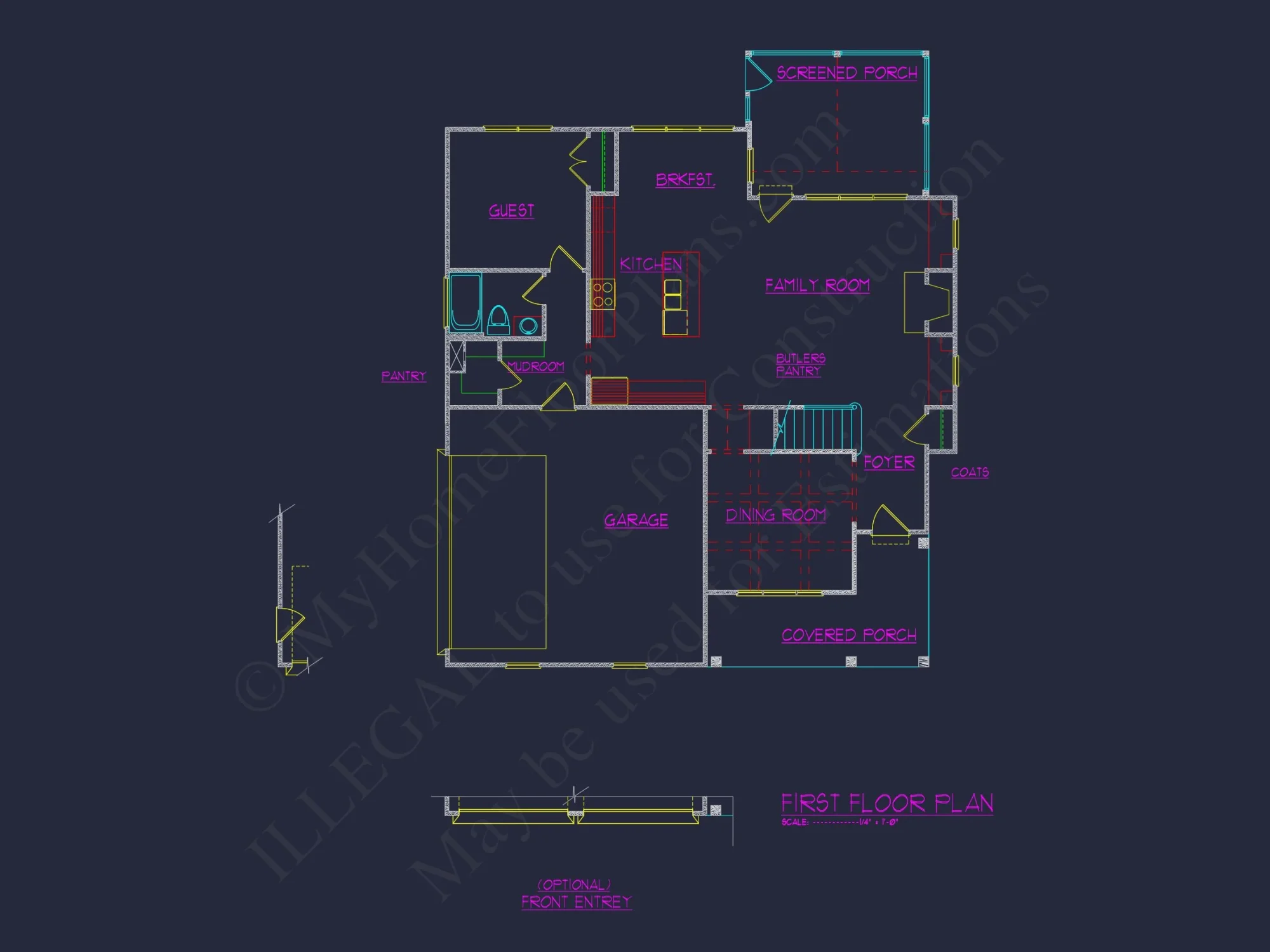 Blueprint Floor Plan CAD