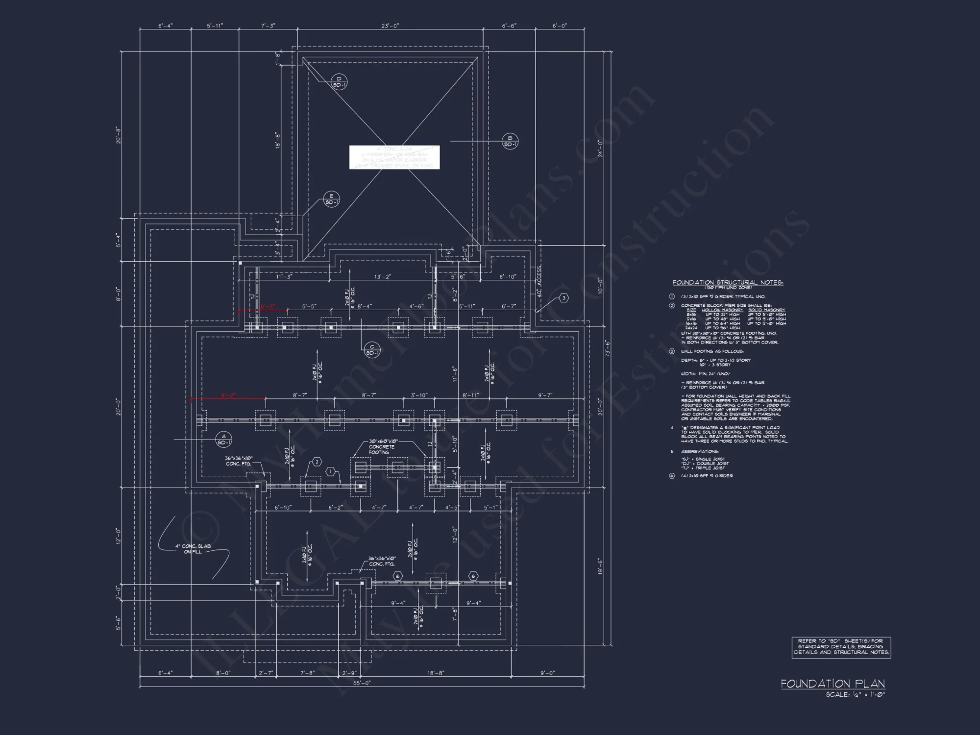 Spacious 2-Story house Plan with Modern Architectural Designs
