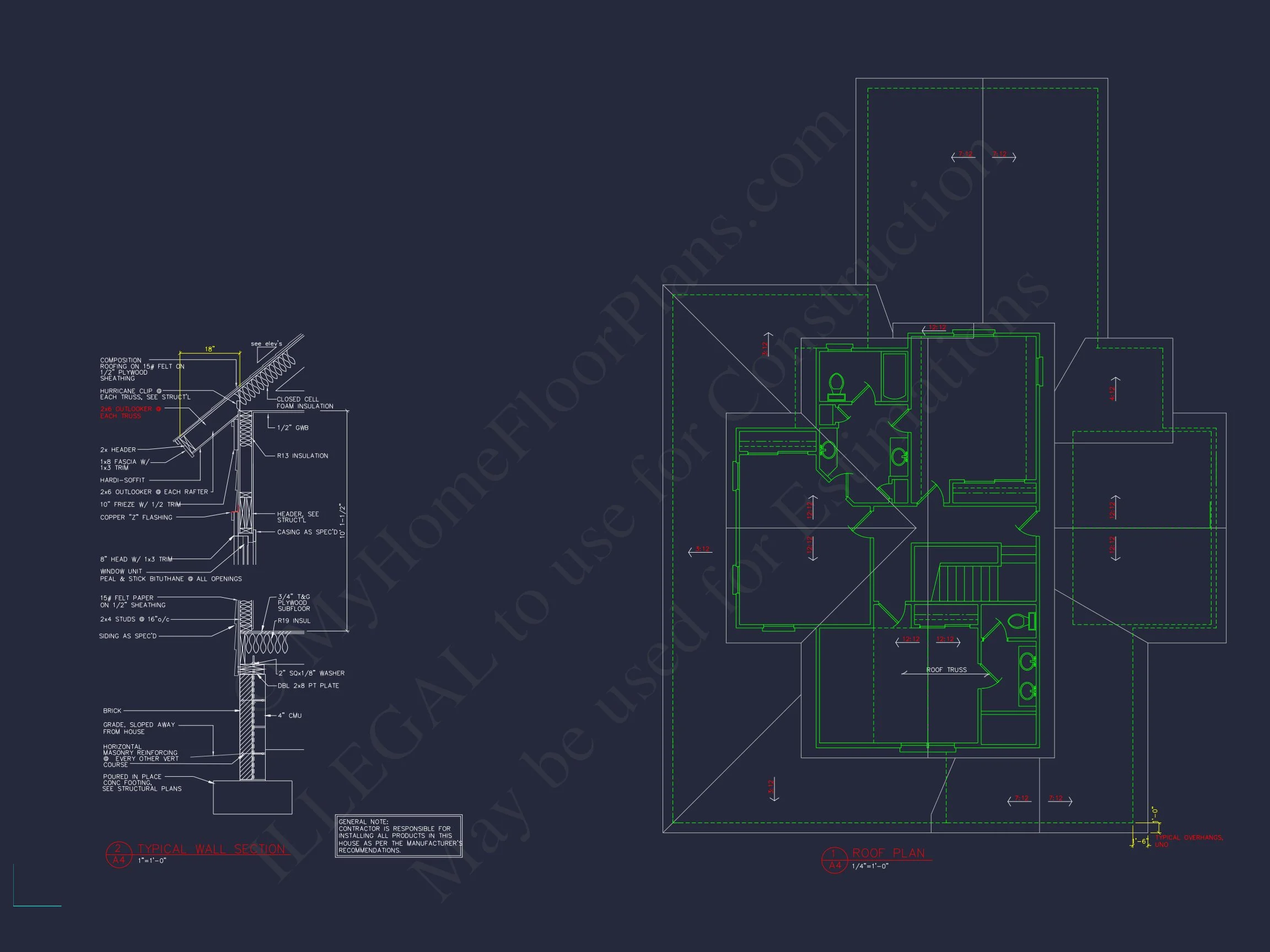 Spacious 2-Story house Plan with Modern Architectural Designs