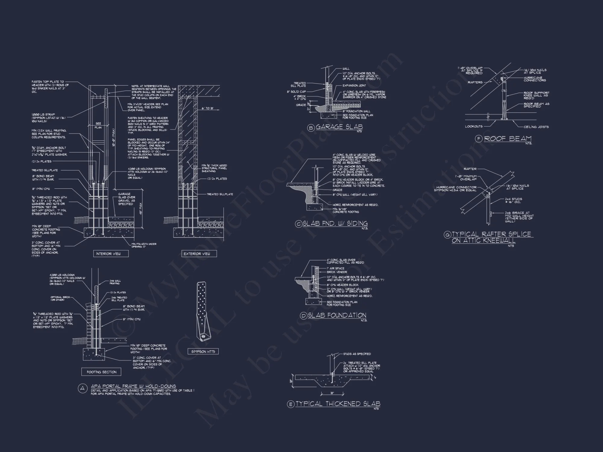 Craftsman house Plan: 1.5 Story Blueprint with 3 Bedrooms