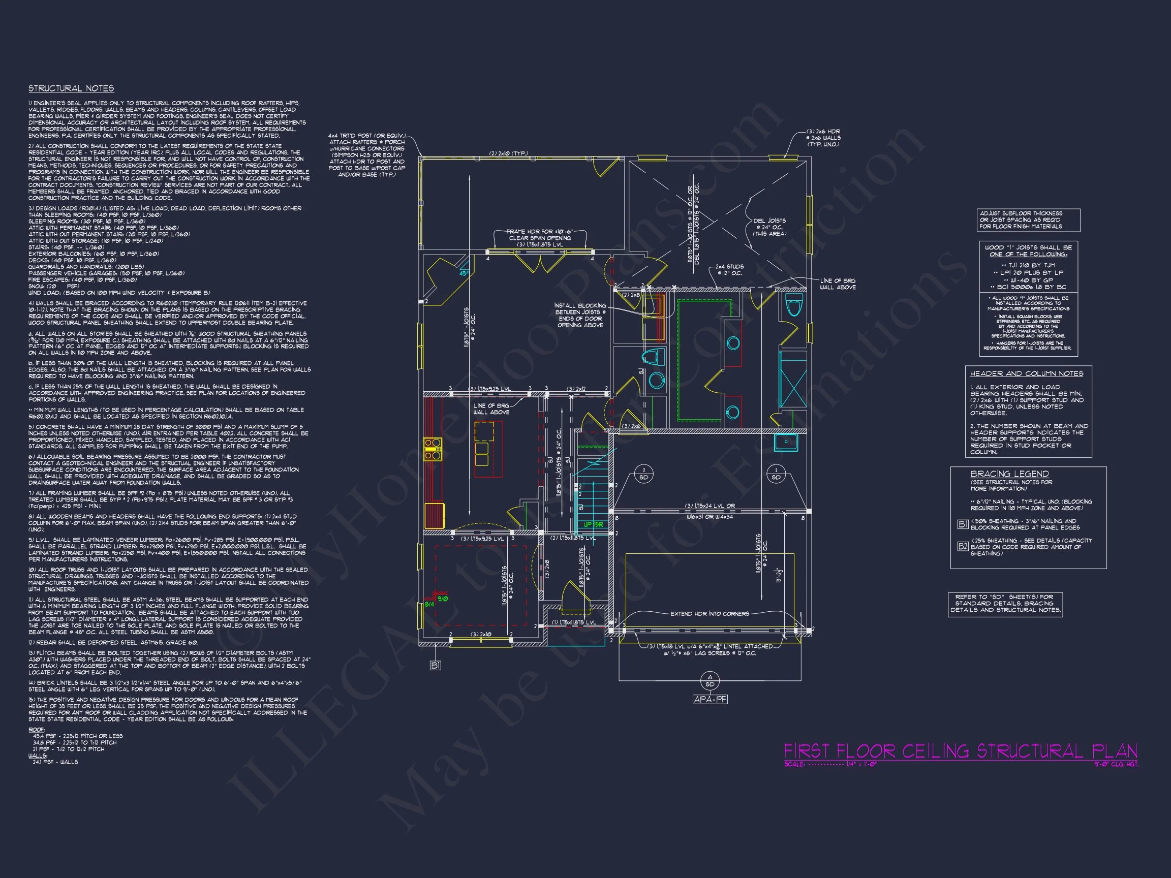 13-1401 MAGNOLIA HOUSE PLAN - Craftsman House Plan: 1.5 Story Blueprint with 3 Bedrooms 10 Craftsman house Plan: 1.5 Story Blueprint with 3 Bedrooms