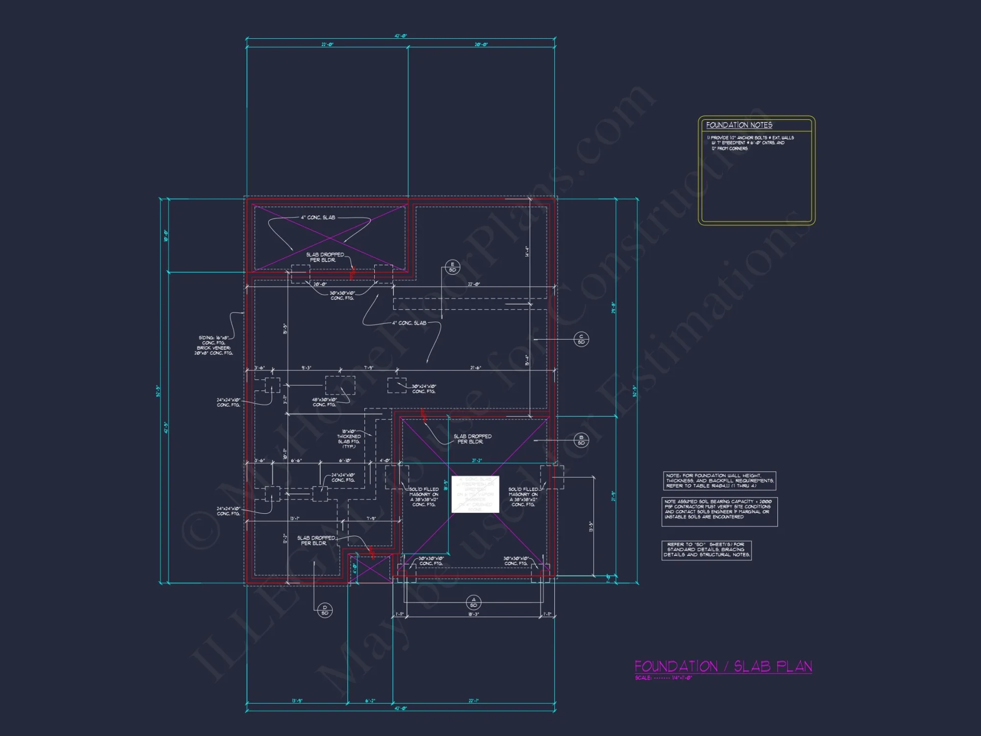 Craftsman house Plan: 1.5 Story Blueprint with 3 Bedrooms