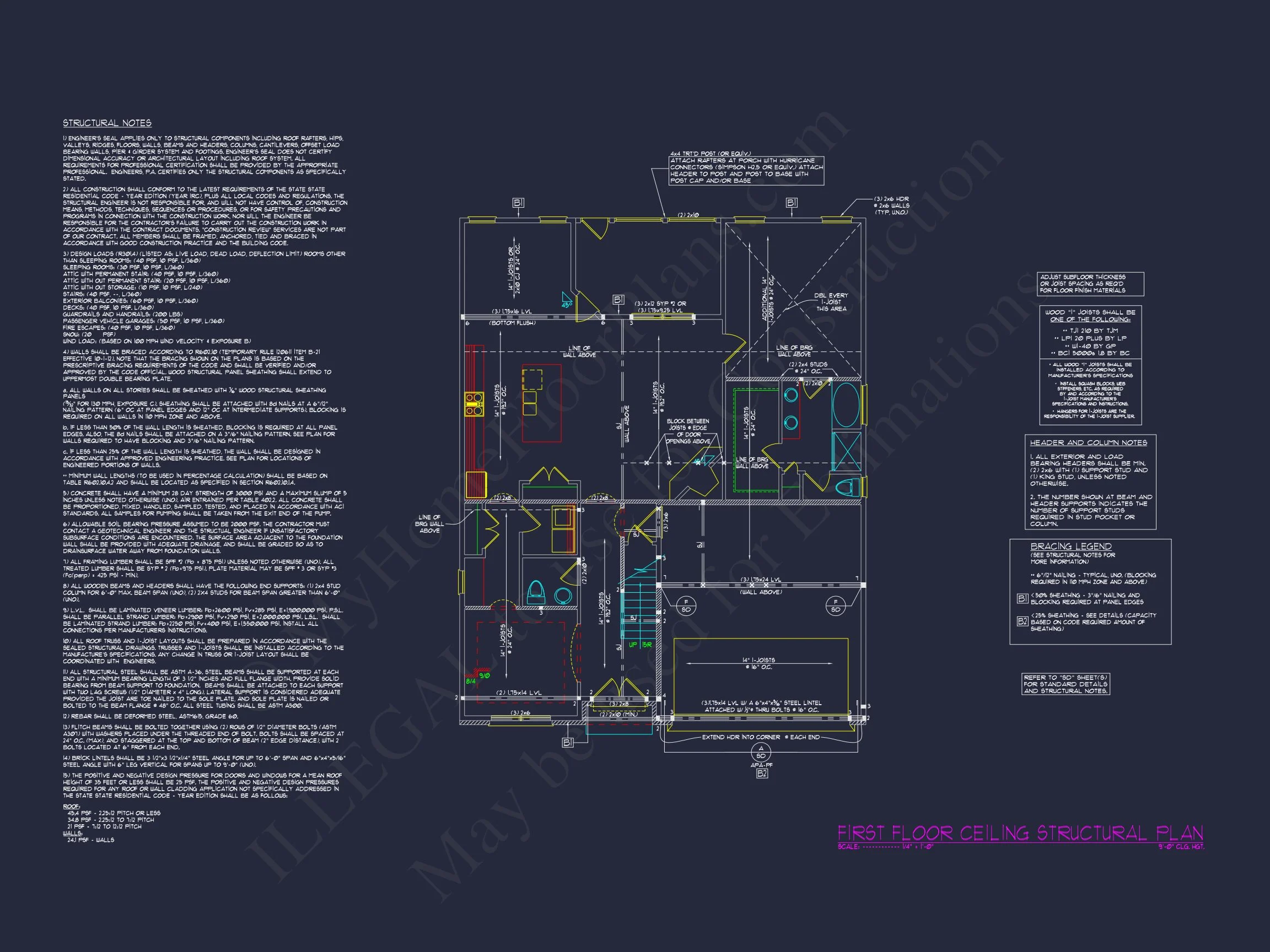 Modern Craftsman house Plan with 1.5 Floors and Bonus Room