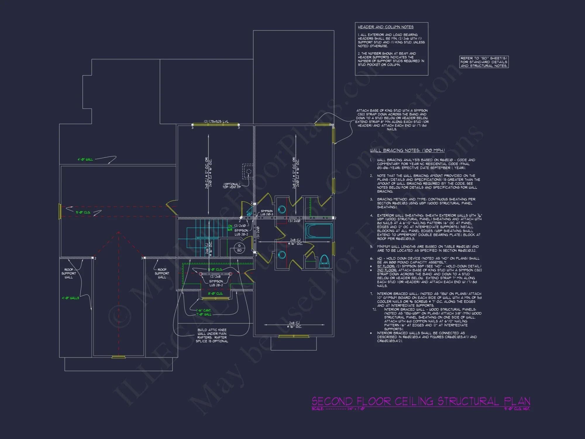 Architectural CAD house Blueprint Plan for a Modern Design