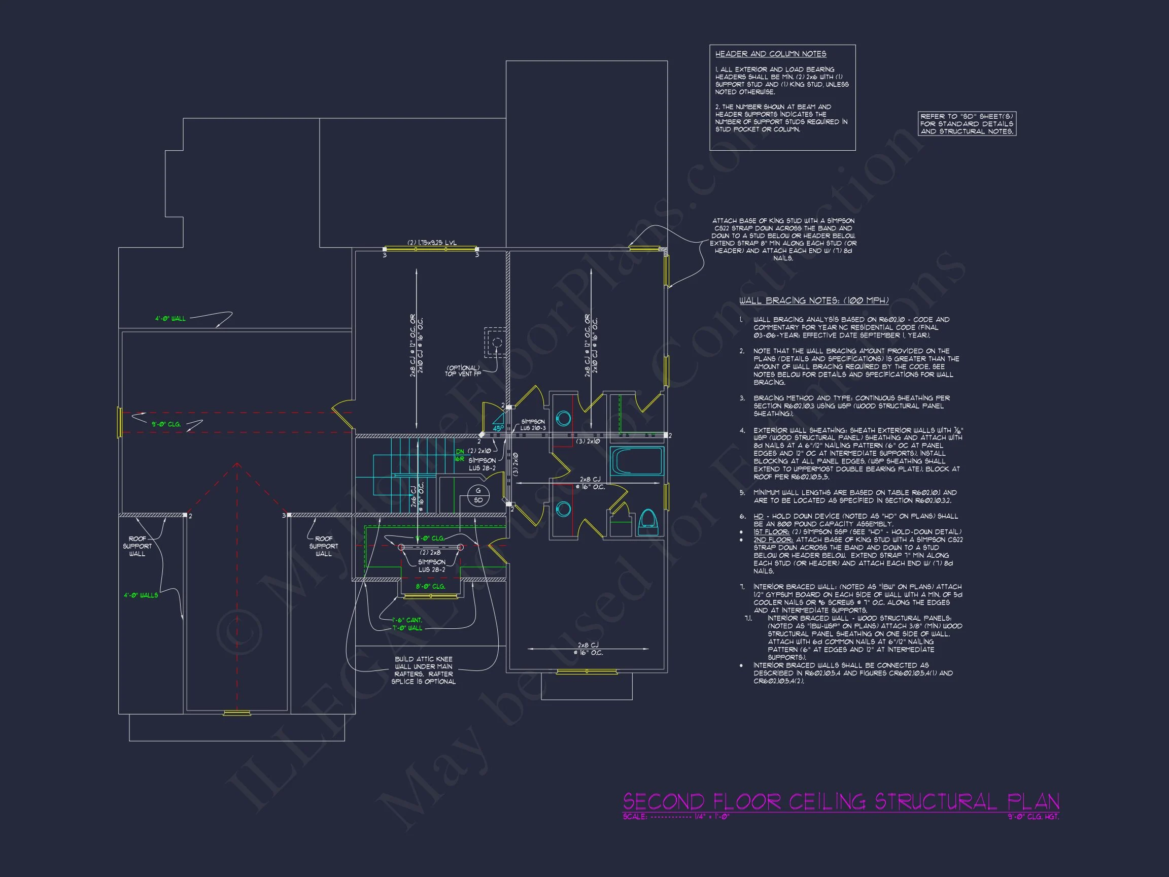 Architectural CAD house Blueprint Plan for a Modern Design