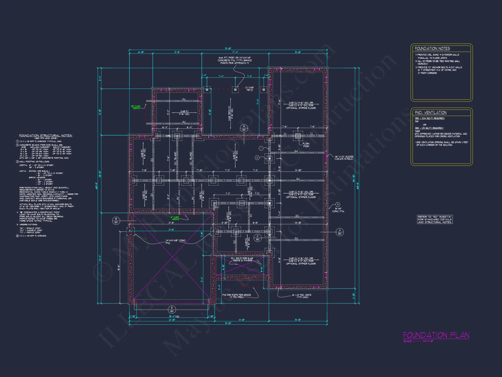 Architectural CAD house Blueprint Plan for a Modern Design