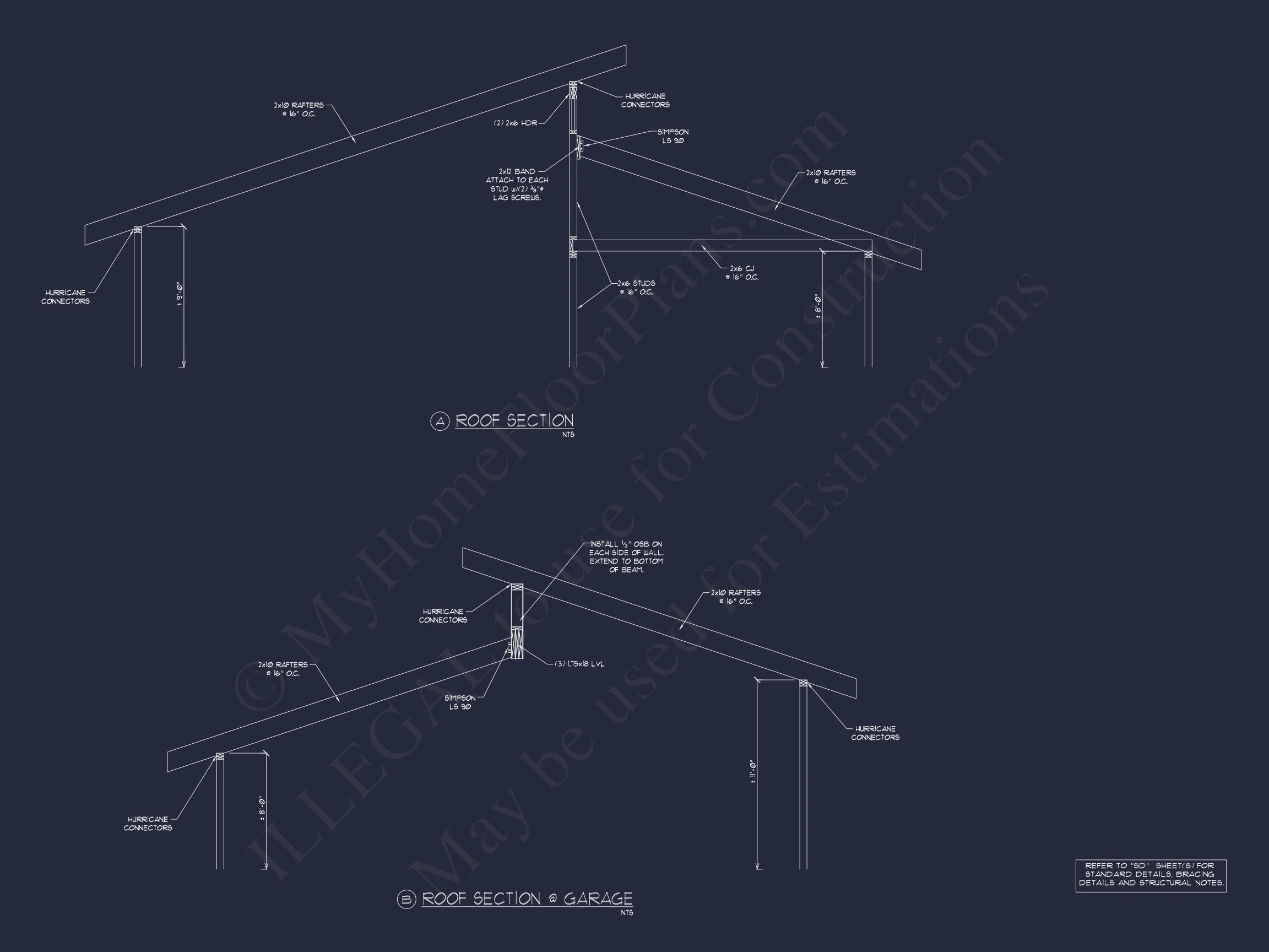 Contemporary house Plan with Spacious 4 Bedrooms and CAD Designs