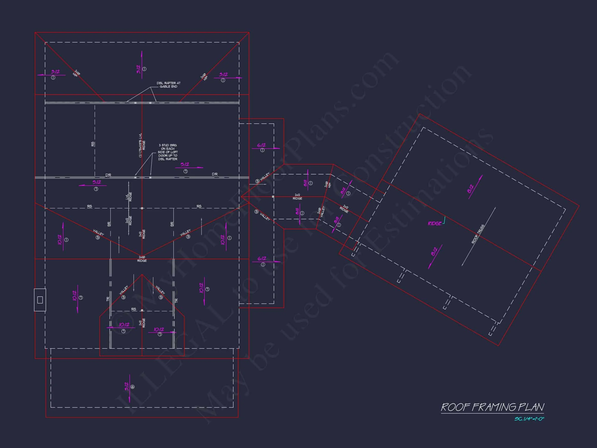 Traditional Craftsman house Plan with 2-Story Floor Design and Detached Garage