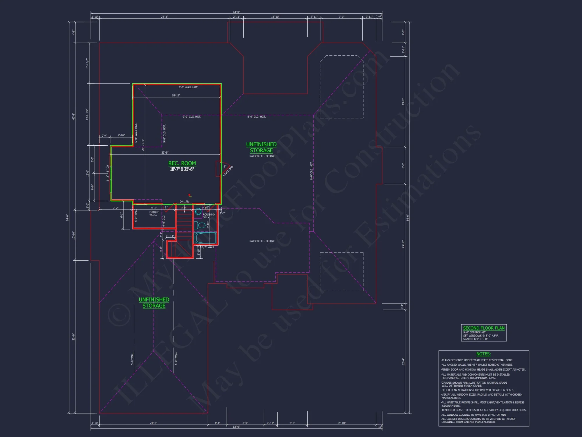 Spacious house Floor Plan with Blueprints and Modern Designs
