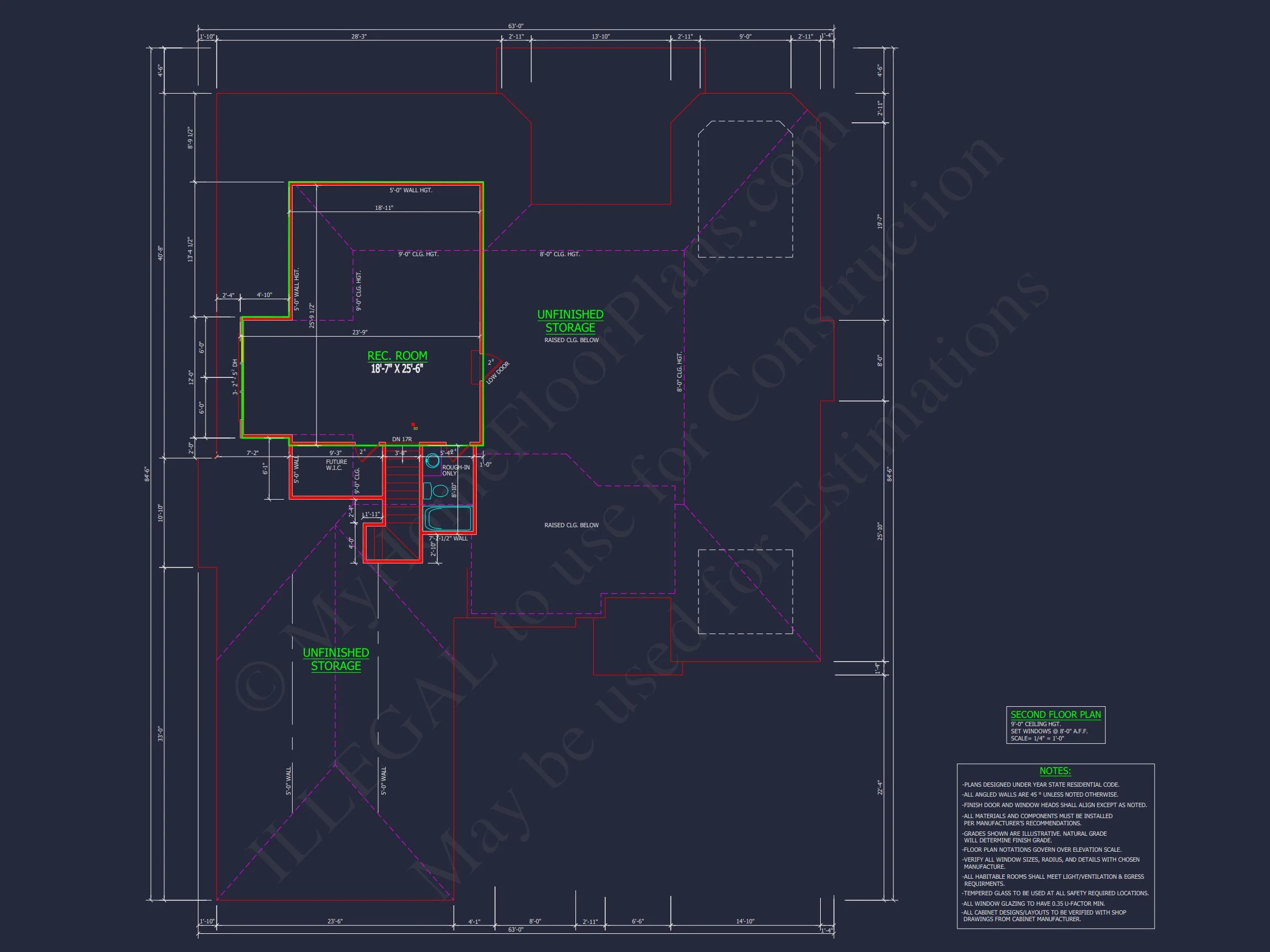 Spacious house Floor Plan with Blueprints and Modern Designs