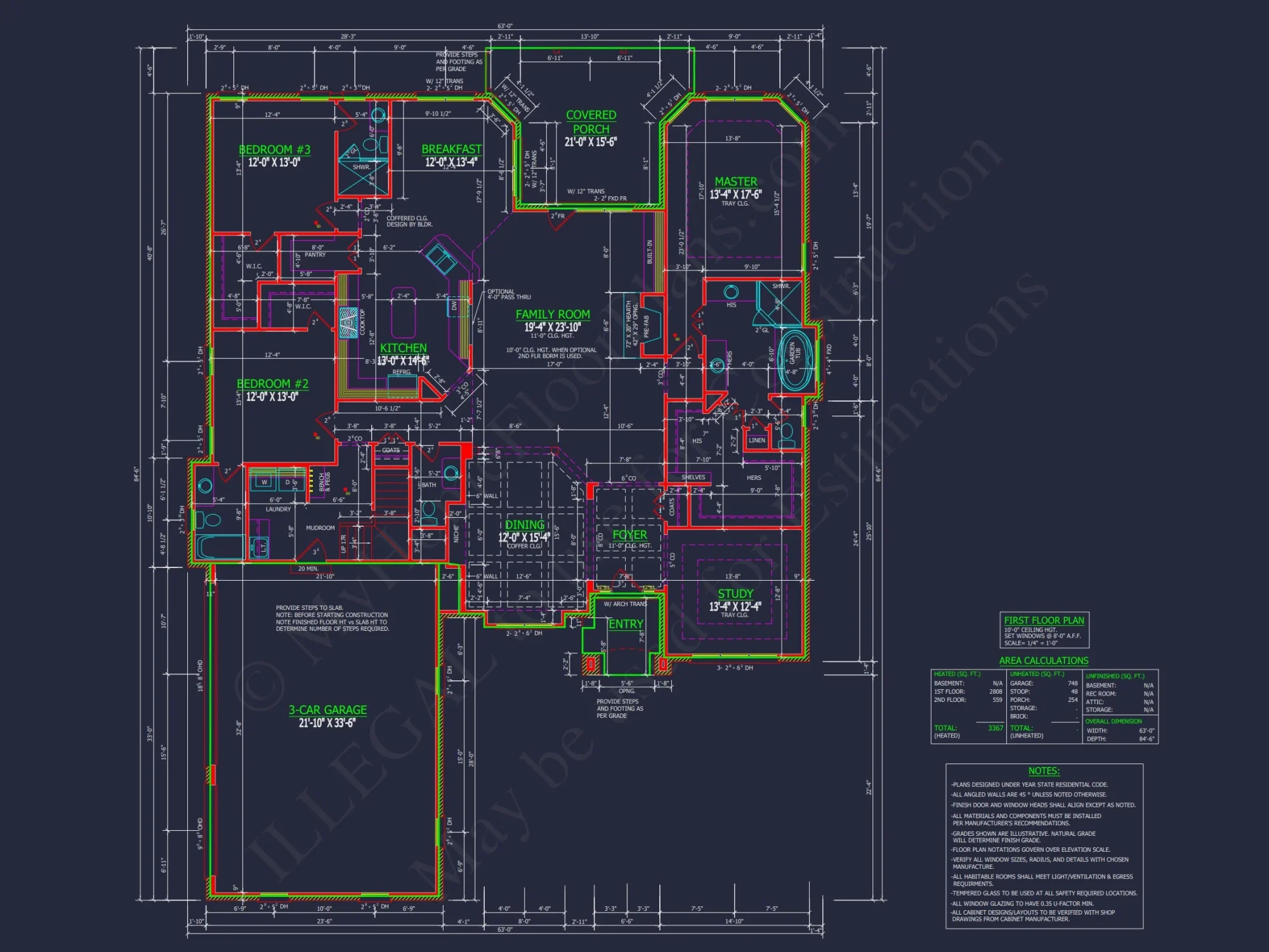 Spacious house Floor Plan with Blueprints and Modern Designs