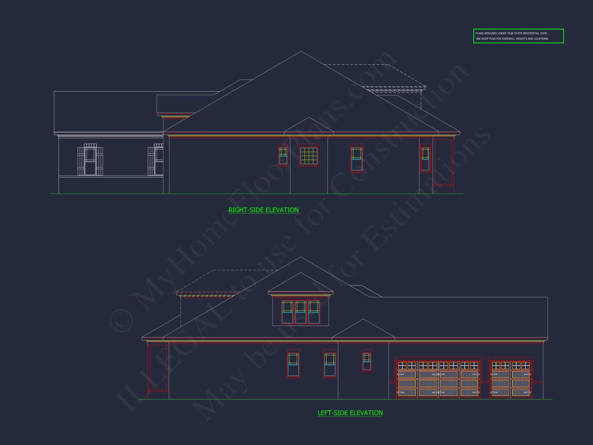 Spacious house Floor Plan with Blueprints and Modern Designs