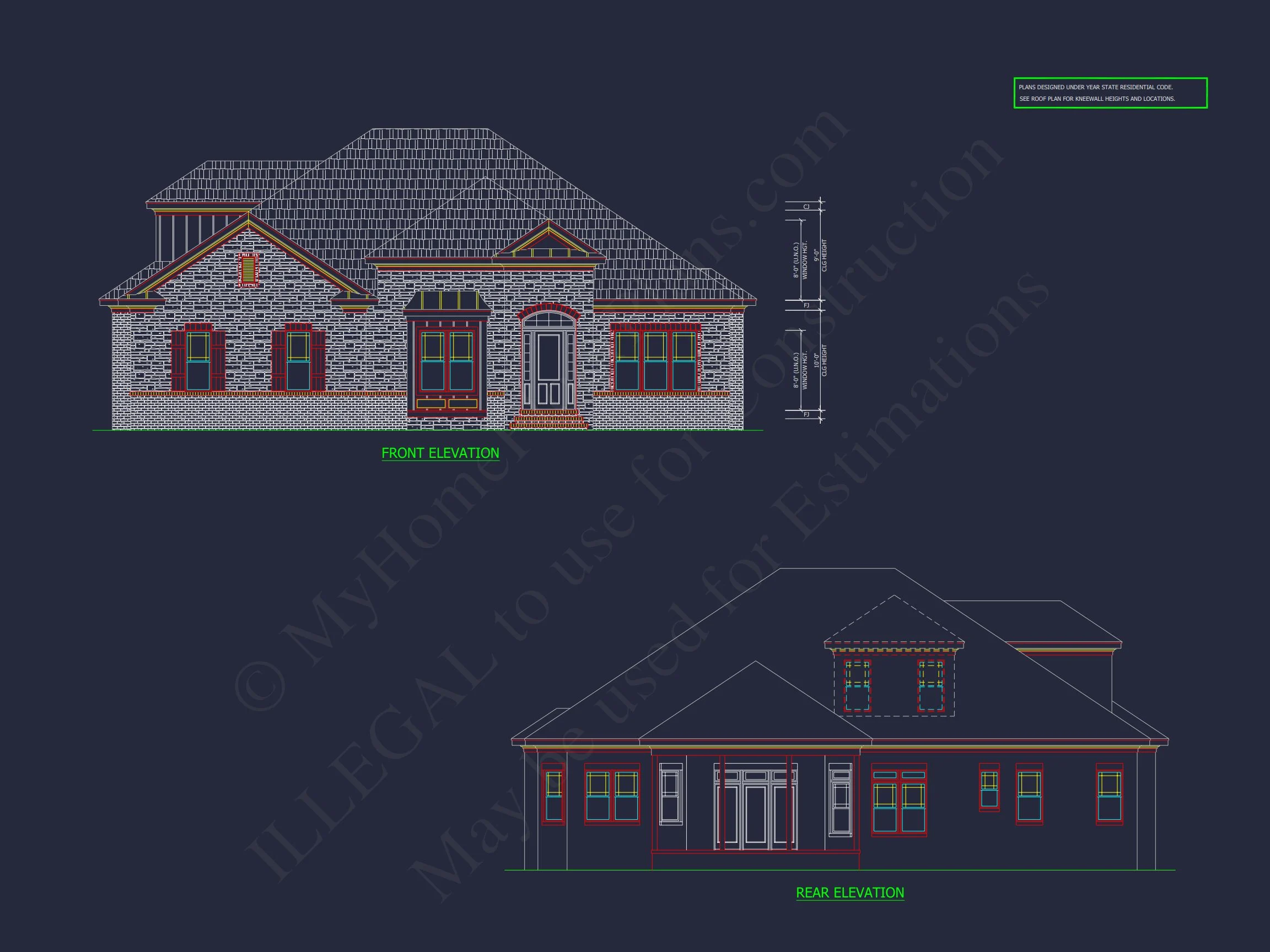 Spacious house Floor Plan with Blueprints and Modern Designs