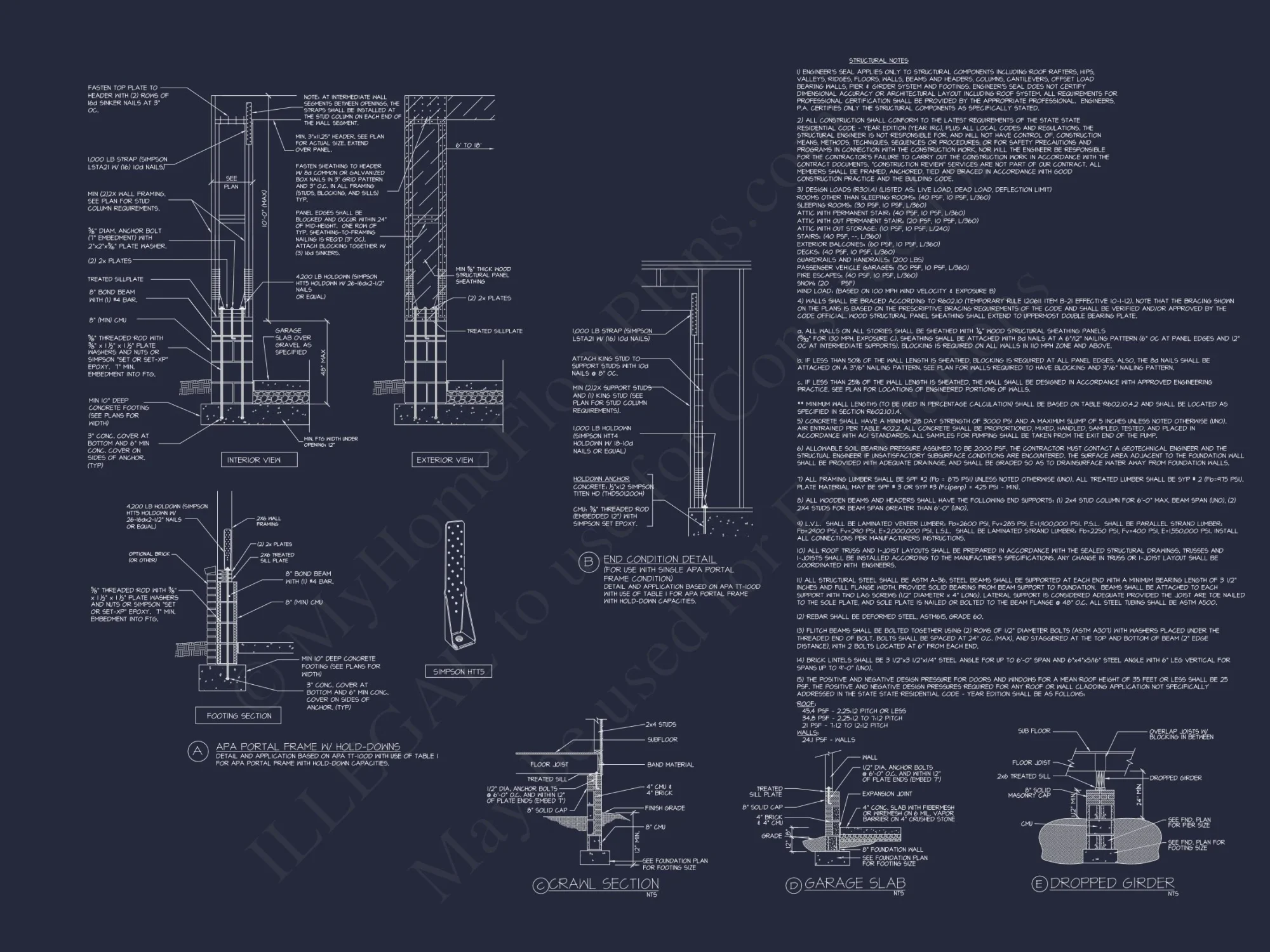 Spacious Craftsman house Plan with 1.5 Floors and CAD Designs