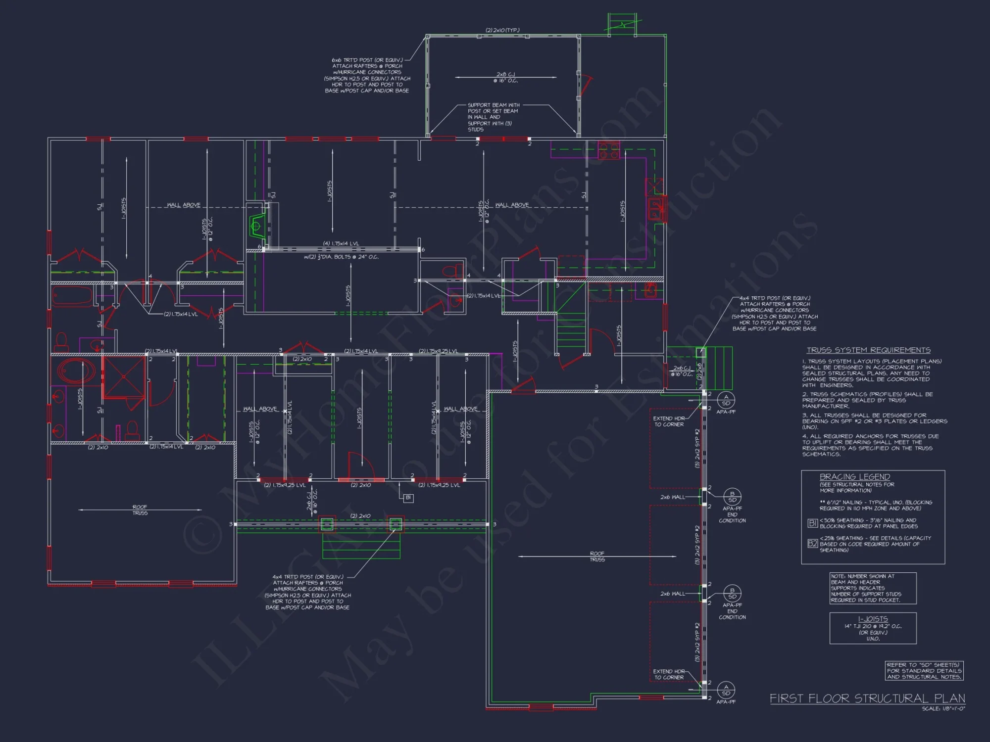 Spacious Craftsman house Plan with 1.5 Floors and CAD Designs