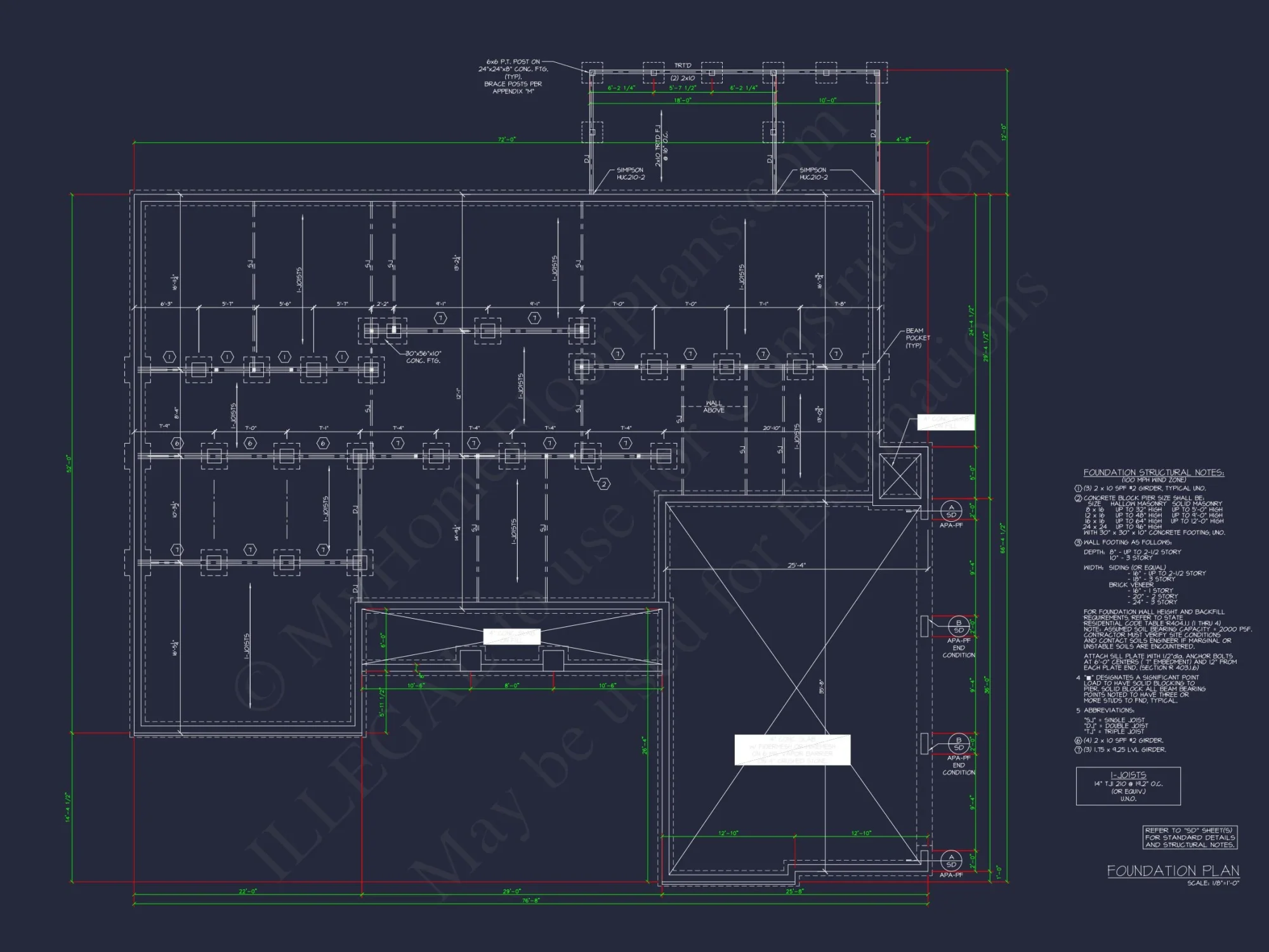 Spacious Craftsman house Plan with 1.5 Floors and CAD Designs
