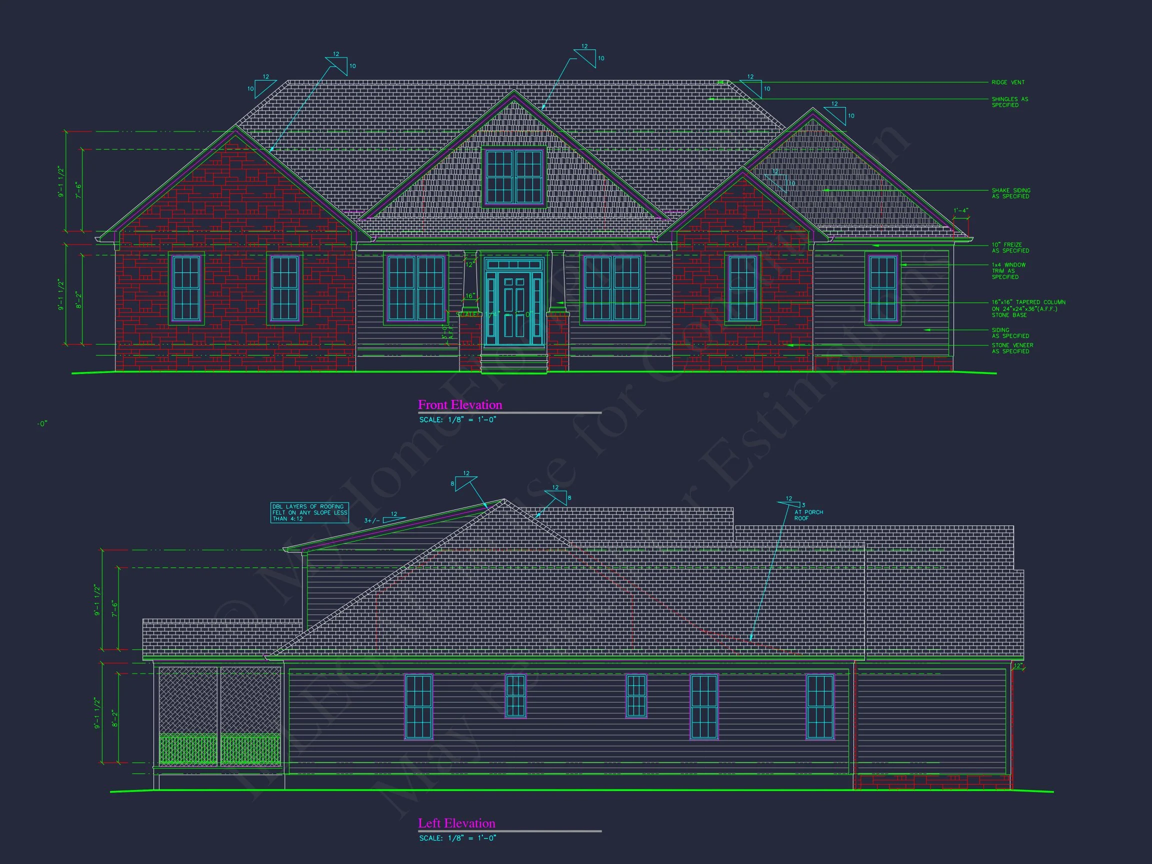 13-1267 HOUSE PLAN - Spacious Craftsman House Plan with 1.5 Floors and CAD Designs 6 Spacious Craftsman house Plan with 1.5 Floors and CAD Designs