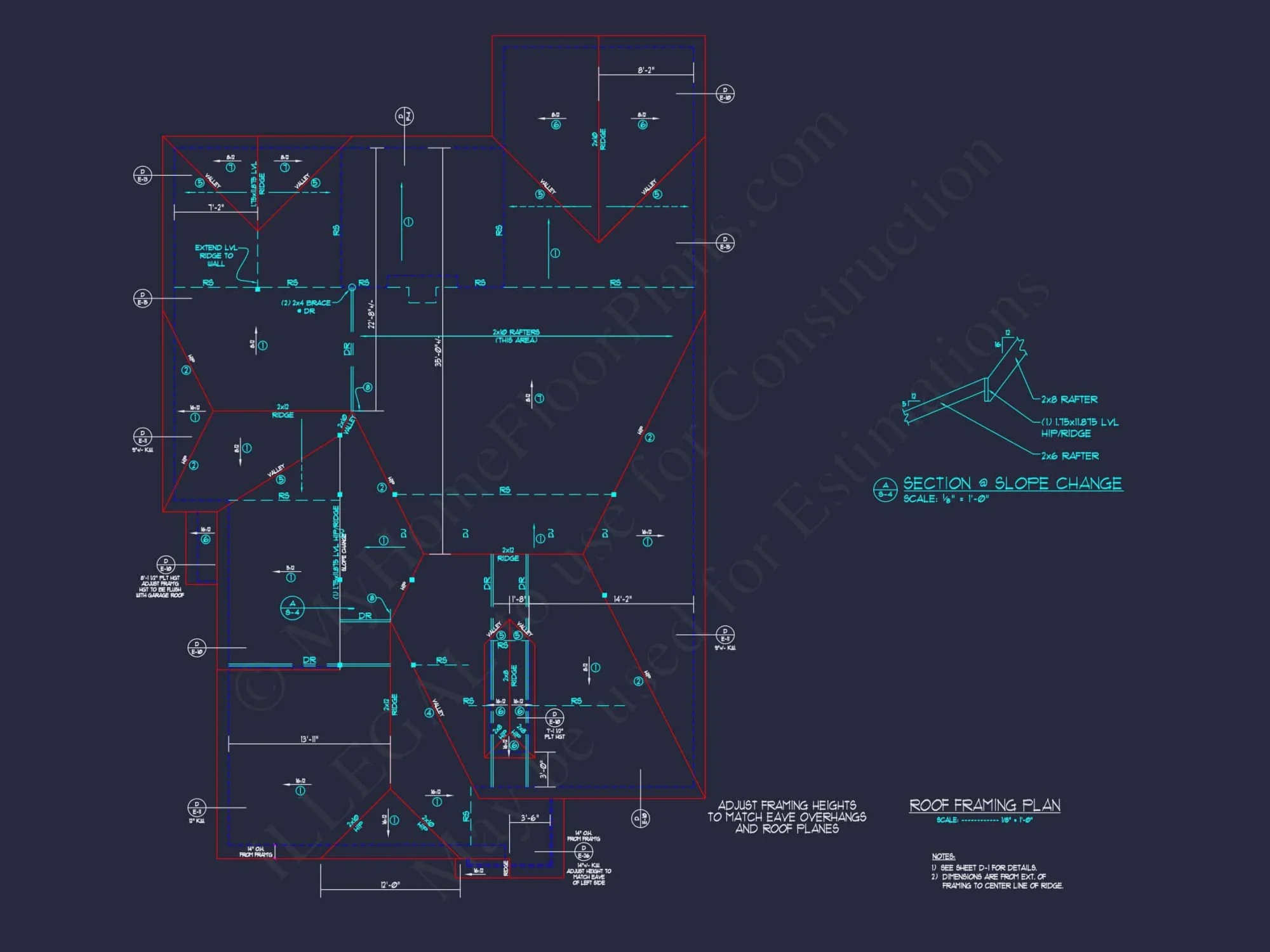 Customizable house Floor Plan with CAD Blueprints and Designs