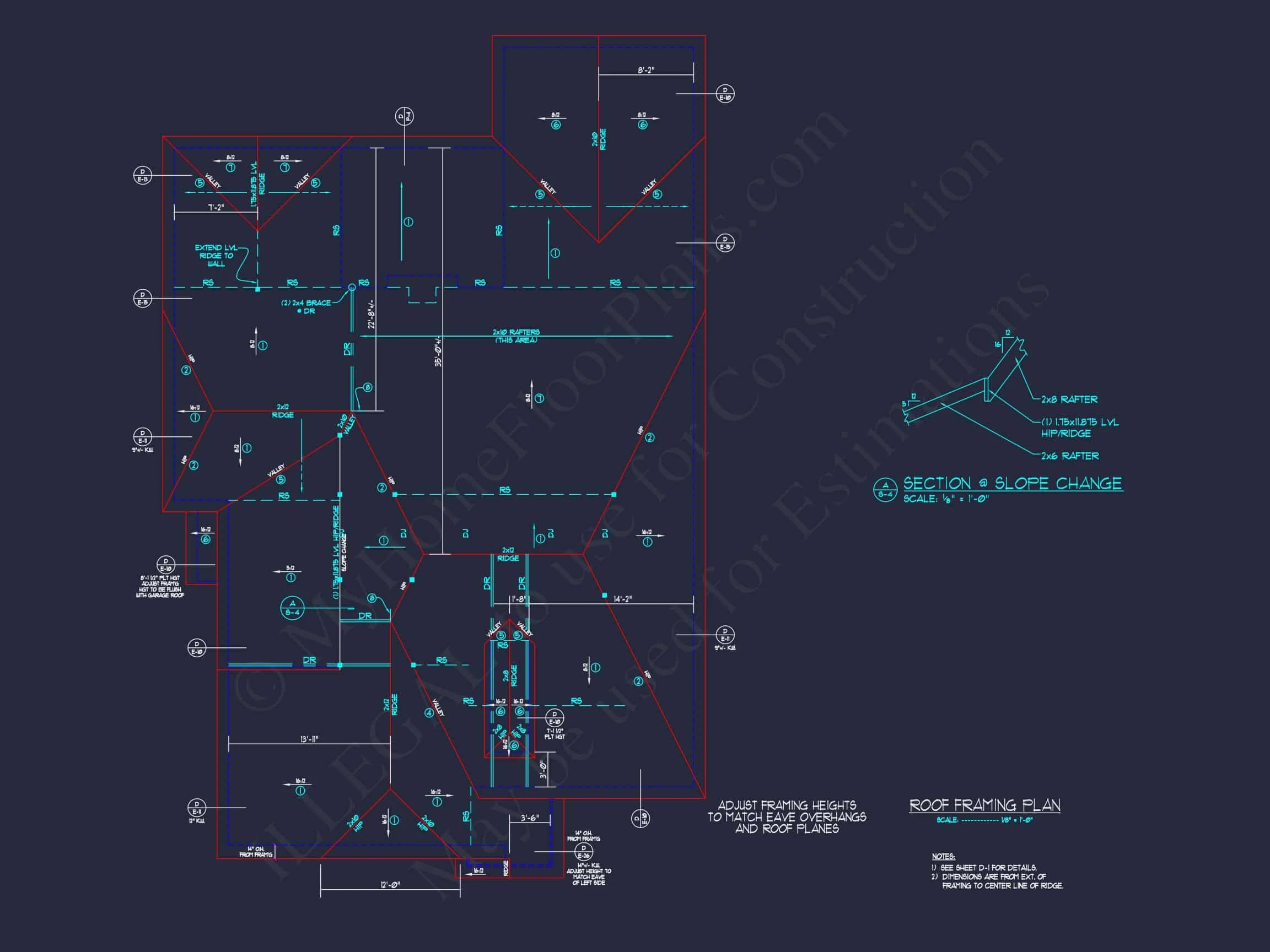 Customizable house Floor Plan with CAD Blueprints and Designs