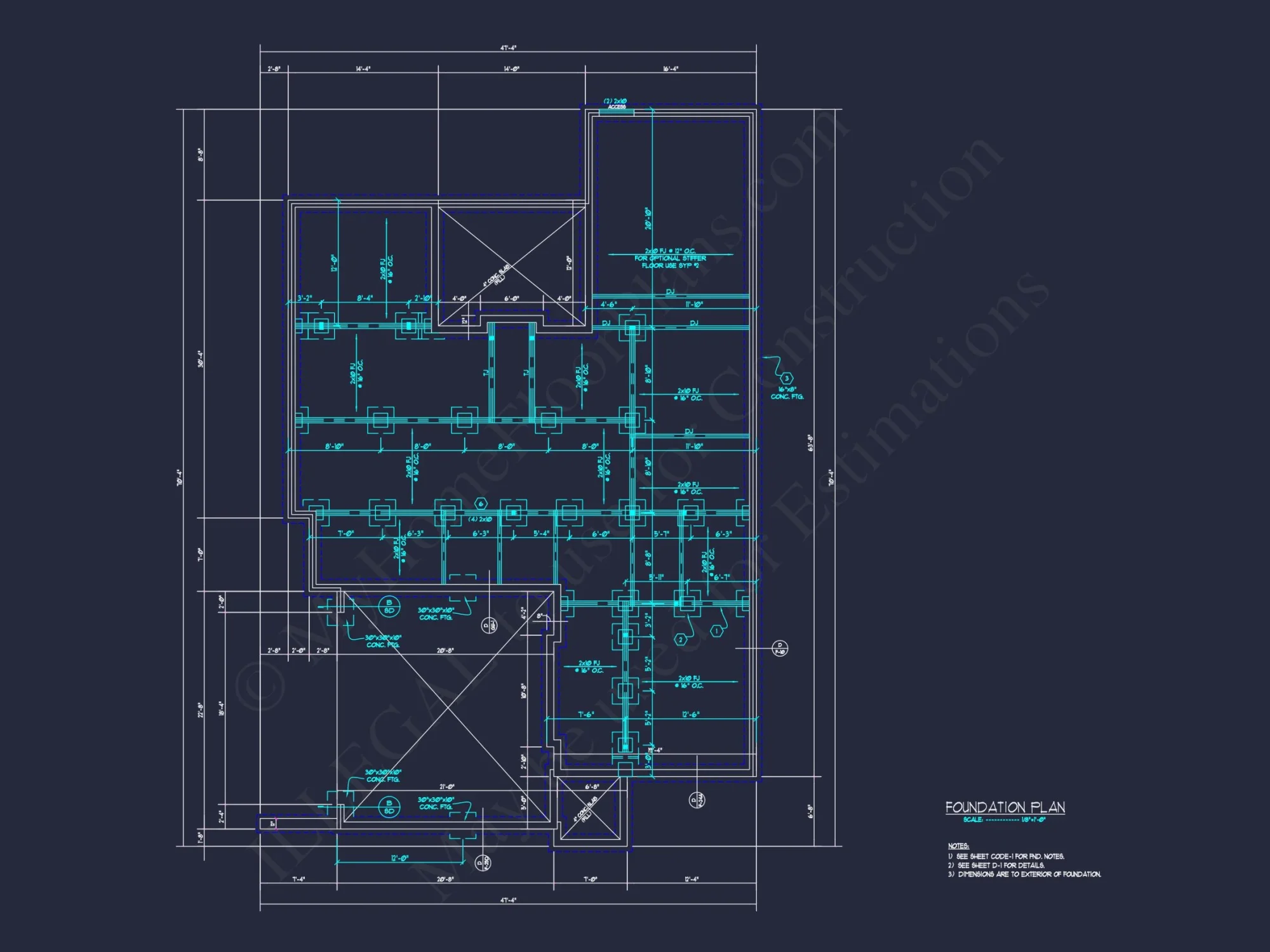 Customizable house Floor Plan with CAD Blueprints and Designs
