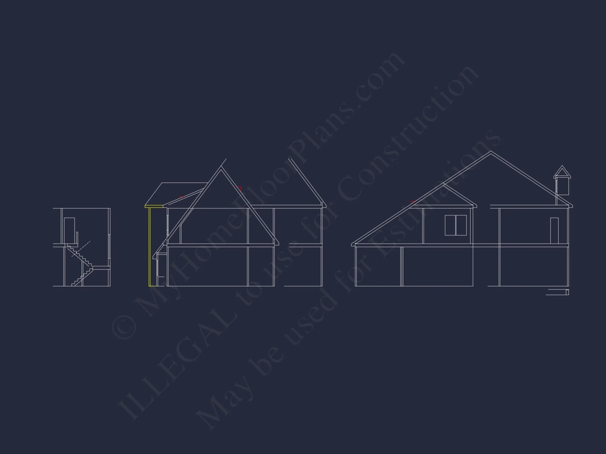 Customizable house Floor Plan with CAD Blueprints and Designs