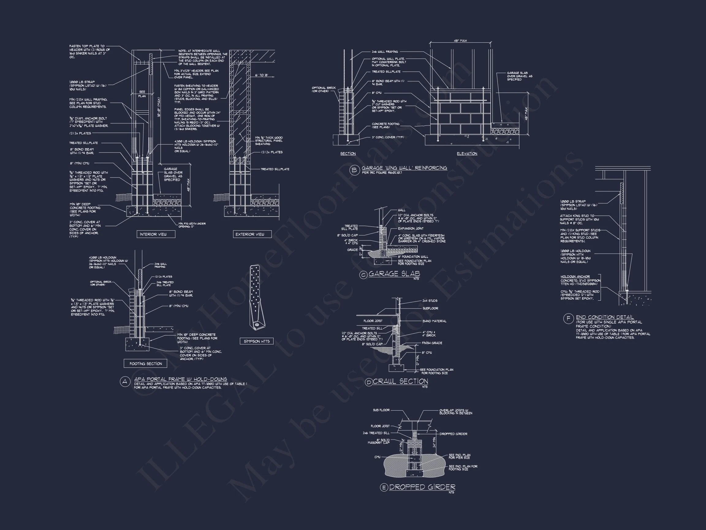 house Plan Designs: Spacious 2-Story CAD Floor Plan Blueprint