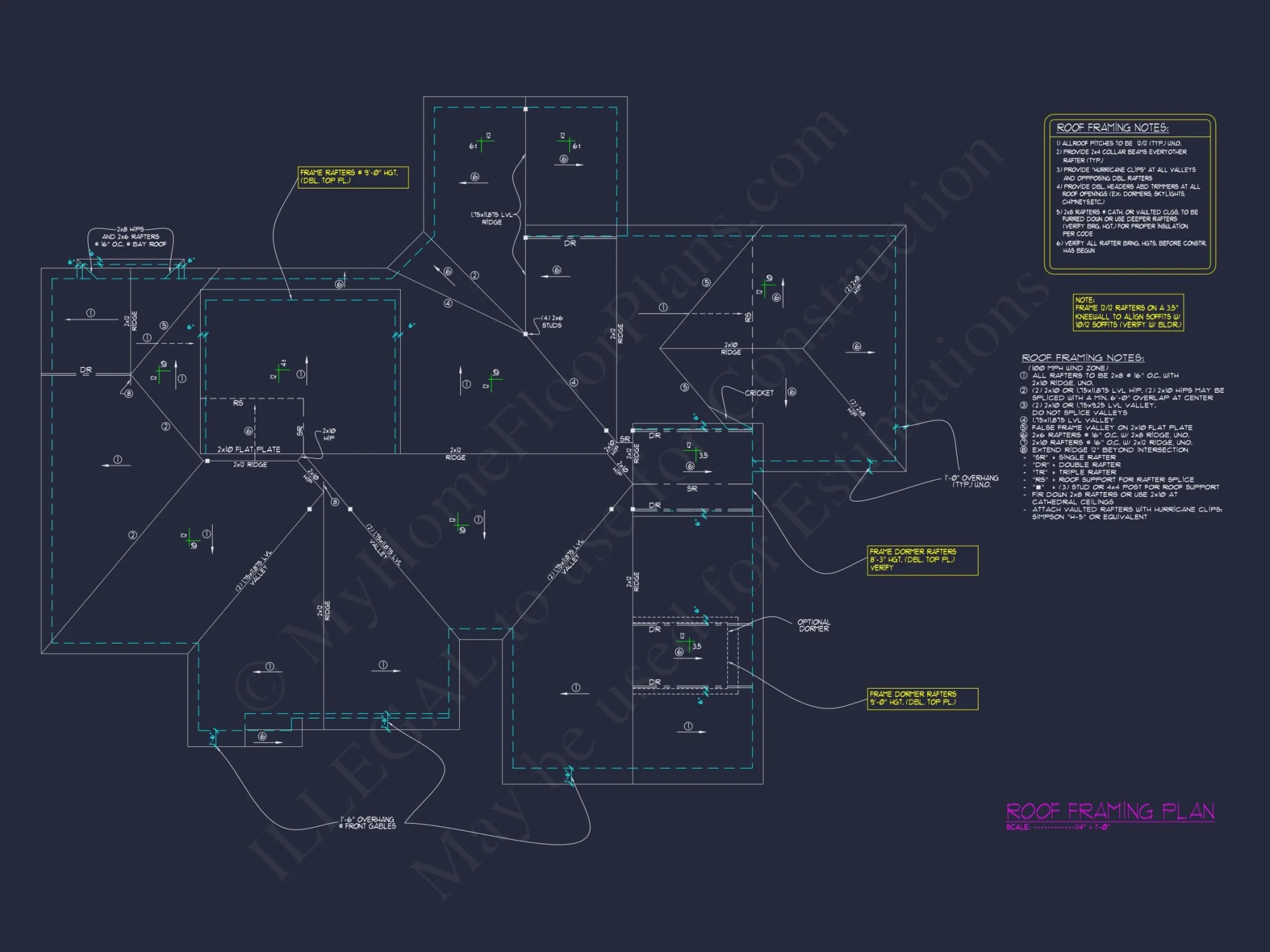 house Plan Designs: Spacious 2-Story CAD Floor Plan Blueprint