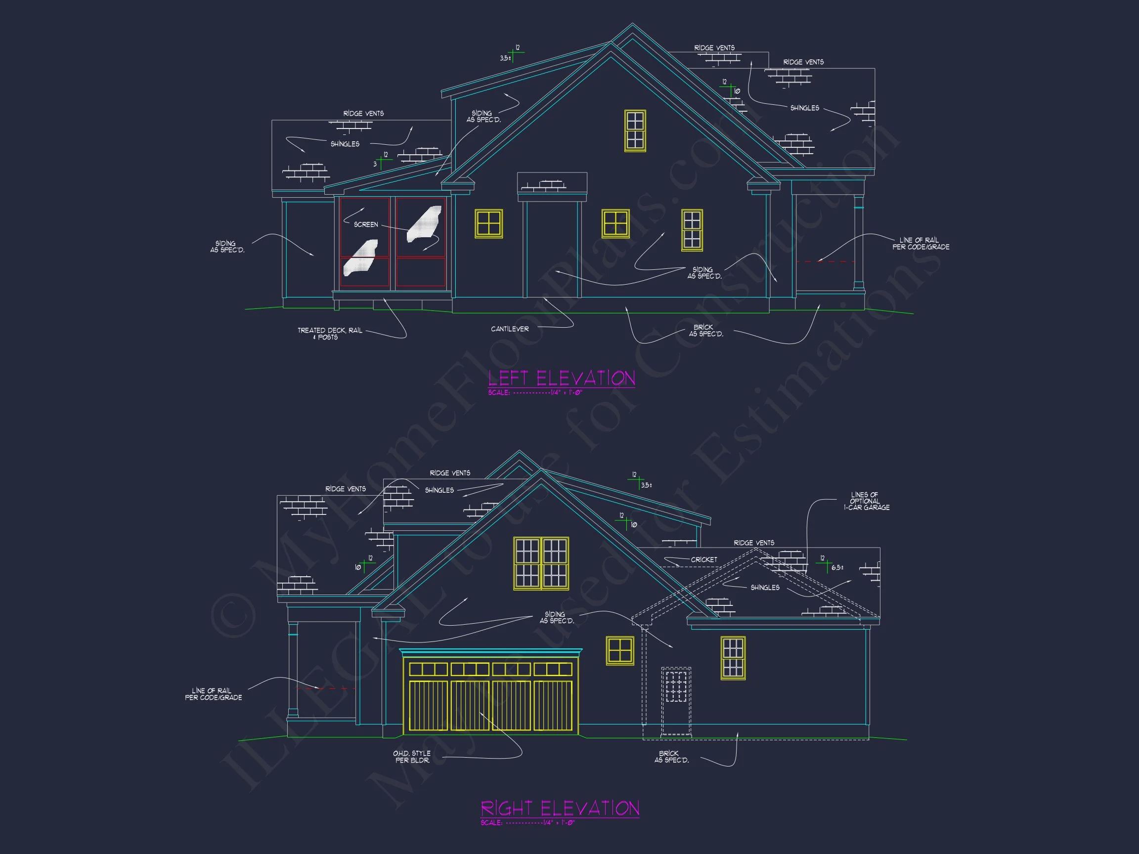 13-1237 HOUSE PLAN - Custom House Floor Plan with CAD Designs and Blueprint 4 Custom house Floor Plan with CAD Designs and Blueprint