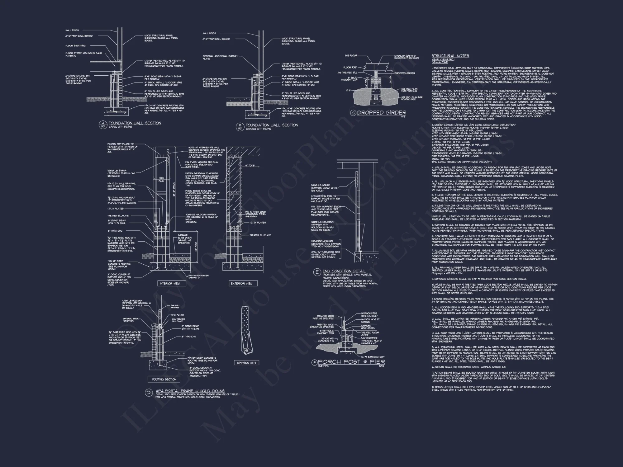 Elegant house CAD Plans with 4 Bedrooms & Craftsman Style Design