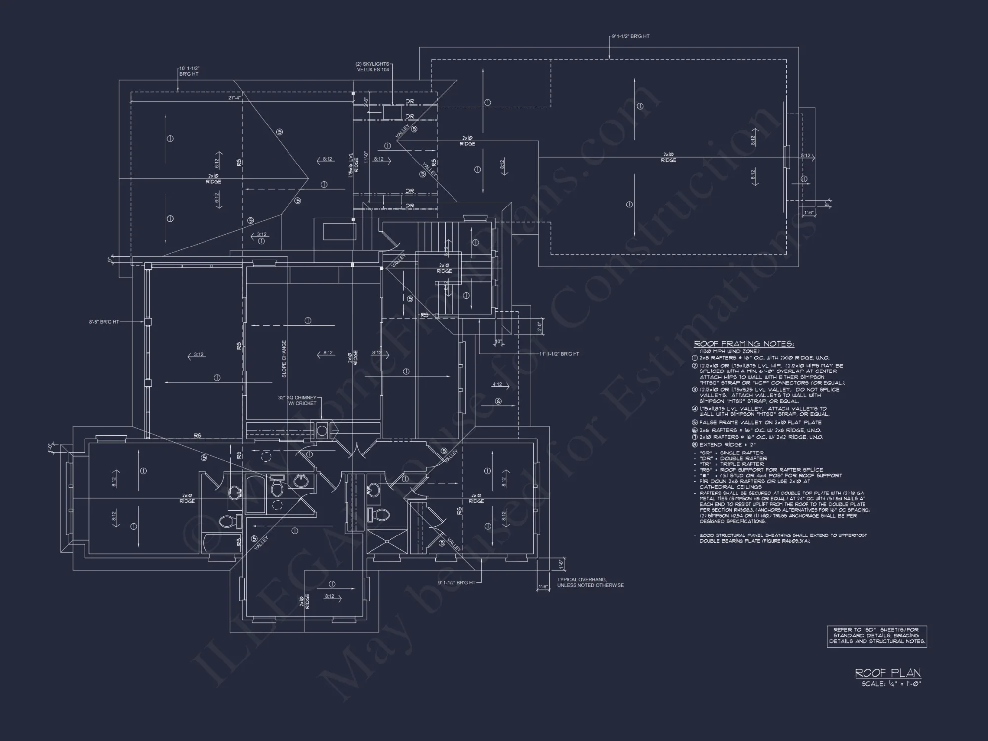 Elegant house CAD Plans with 4 Bedrooms & Craftsman Style Design