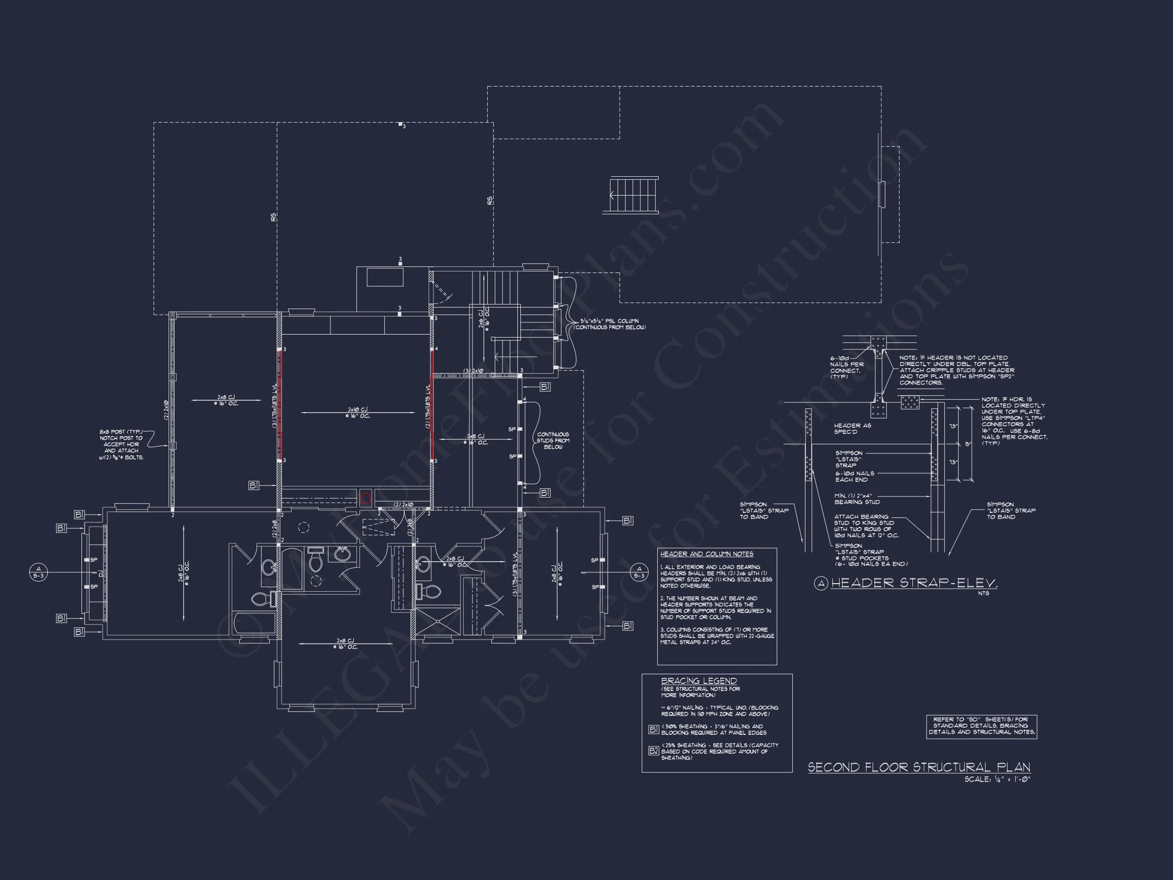 13-1218 HOUSE PLAN - Elegant House CAD Plans with 4 Bedrooms & Craftsman Style Design 11 Elegant house CAD Plans with 4 Bedrooms & Craftsman Style Design