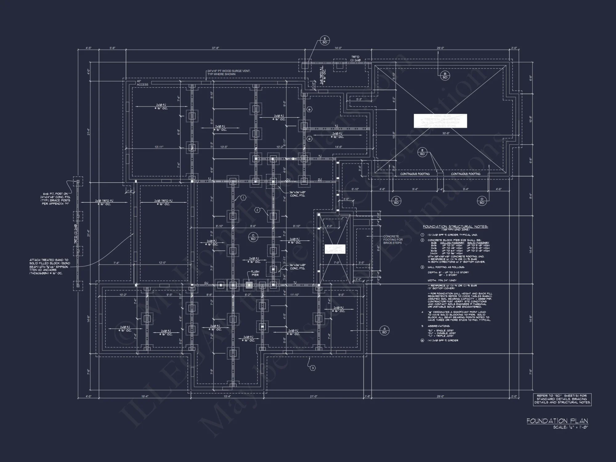 Elegant house CAD Plans with 4 Bedrooms & Craftsman Style Design