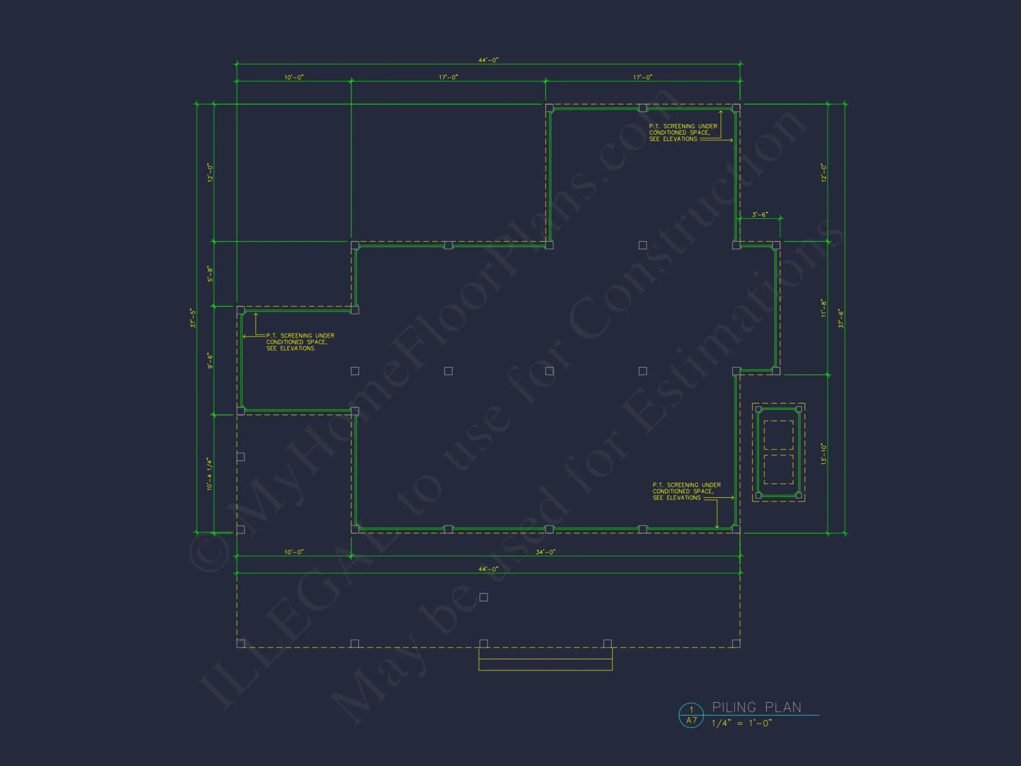 Charming Cottage house Plan with Detailed Architecture