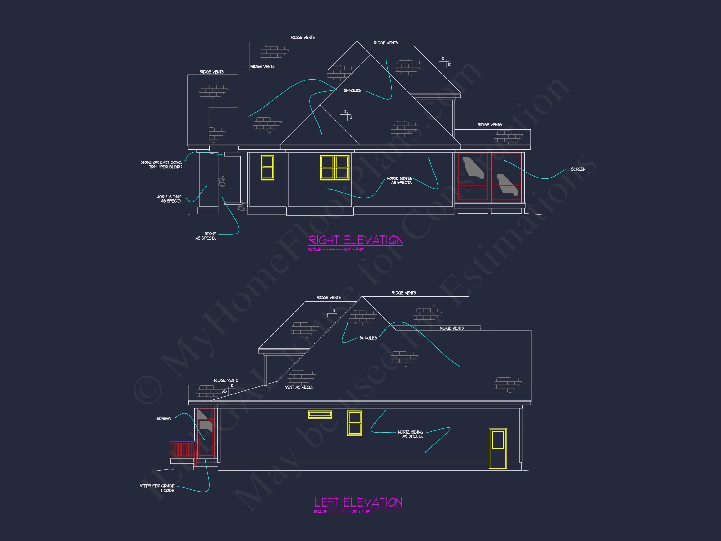 13-1212 HOUSE PLAN - Well-Designed House Floor Plan – Blueprint CAD Architecture 10 Well-Designed house Floor Plan – Blueprint CAD Architecture