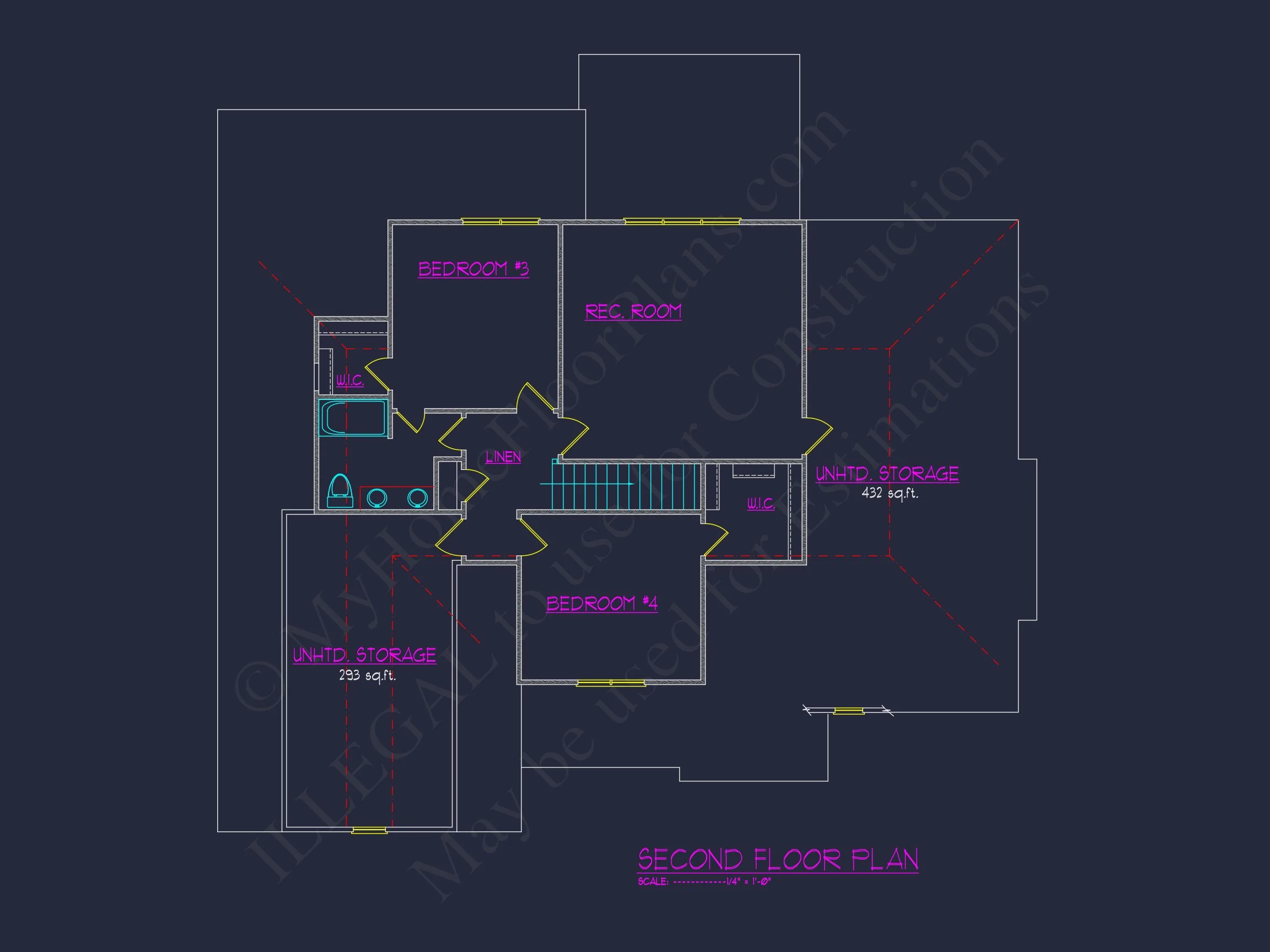 13-1212 HOUSE PLAN - Well-Designed House Floor Plan – Blueprint CAD Architecture 8 Well-Designed house Floor Plan – Blueprint CAD Architecture
