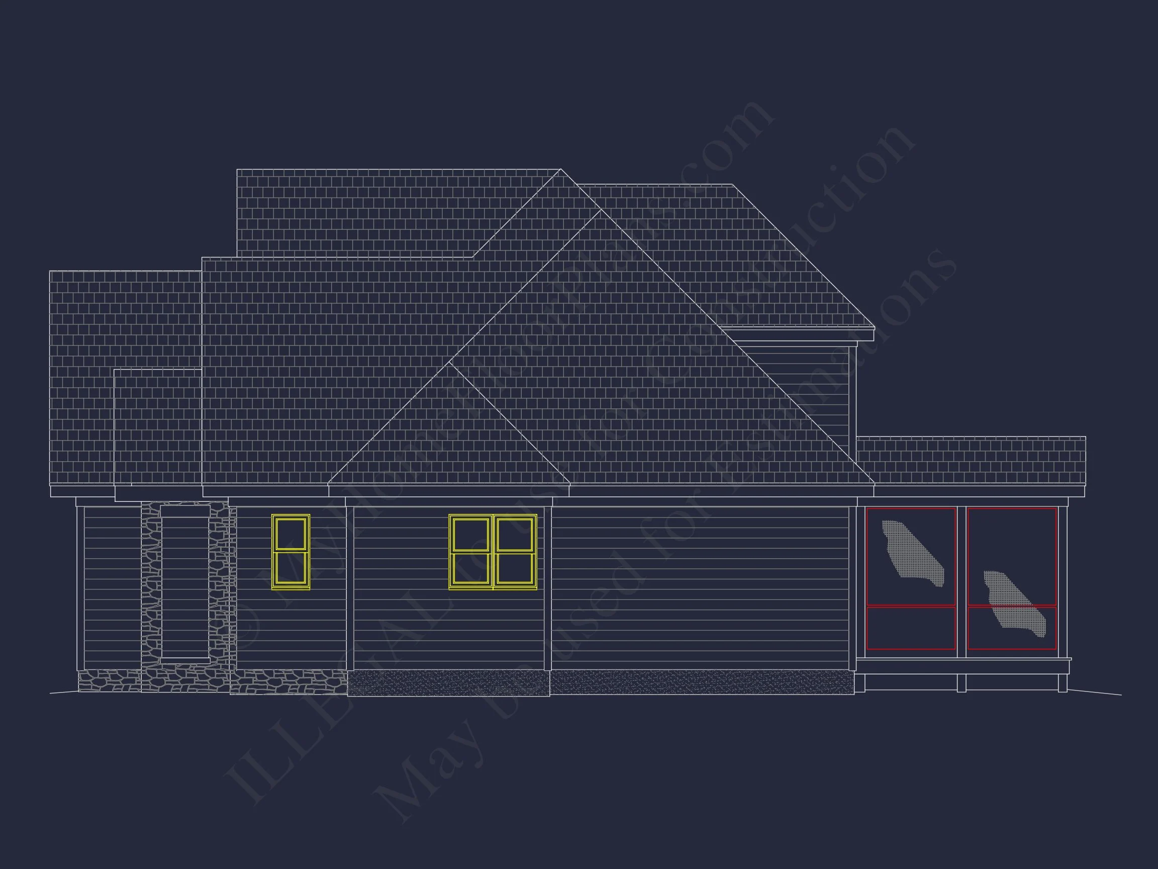 13-1212 HOUSE PLAN - Well-Designed House Floor Plan – Blueprint CAD Architecture 5 Well-Designed house Floor Plan – Blueprint CAD Architecture