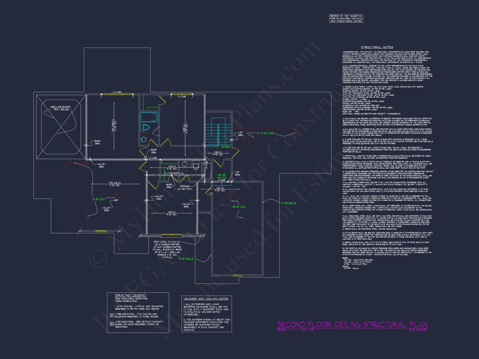 Timeless house Floor Plan: 2-Story CAD Designs & Blueprint