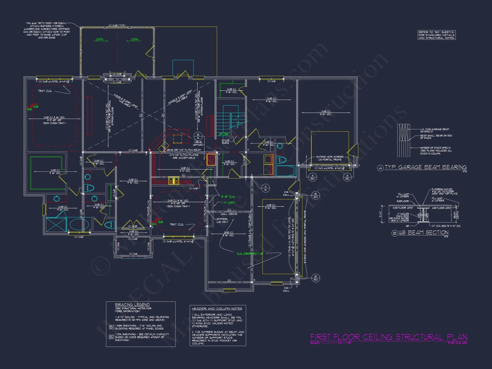 Timeless house Floor Plan: 2-Story CAD Designs & Blueprint