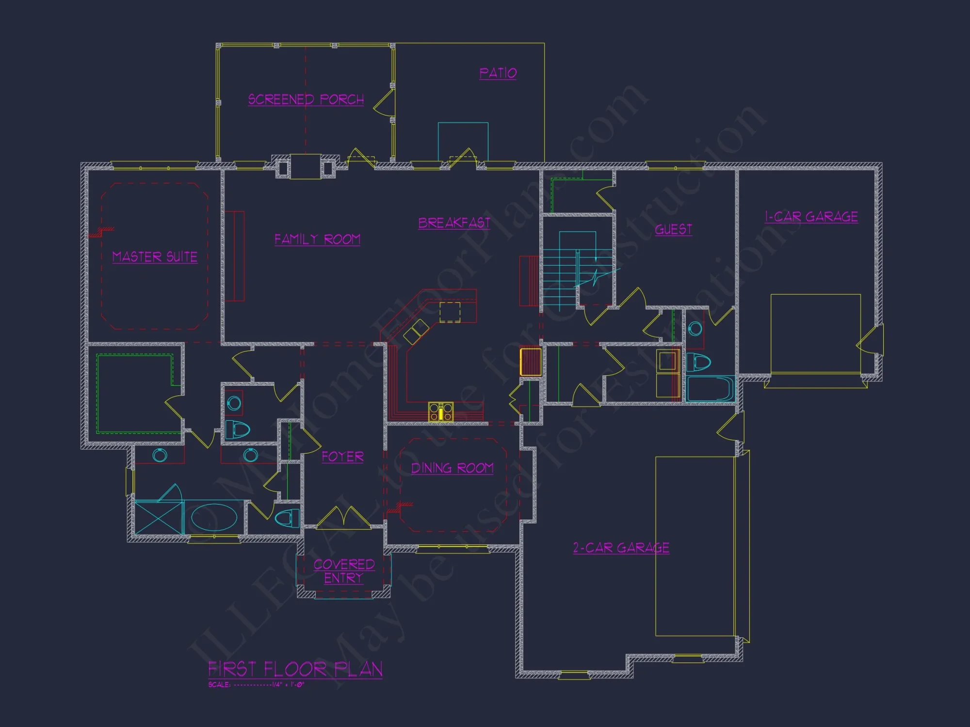 Timeless house Floor Plan: 2-Story CAD Designs & Blueprint