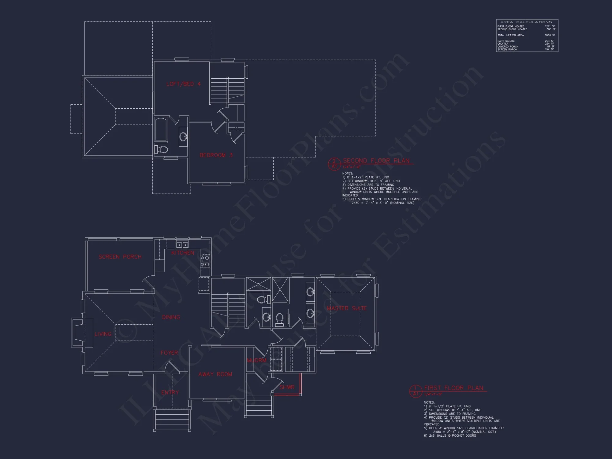 Elegant house Plan with Floor Plan and CAD Architectural Designs