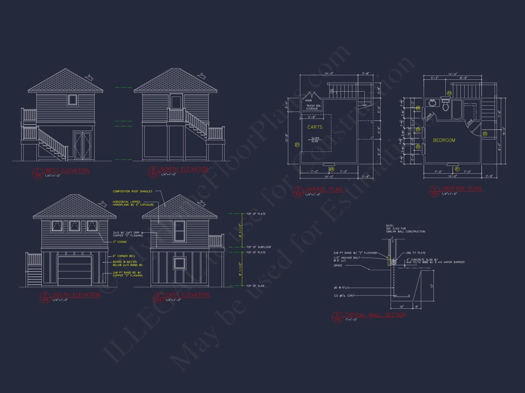 Elegant house Plan with Floor Plan and CAD Architectural Designs