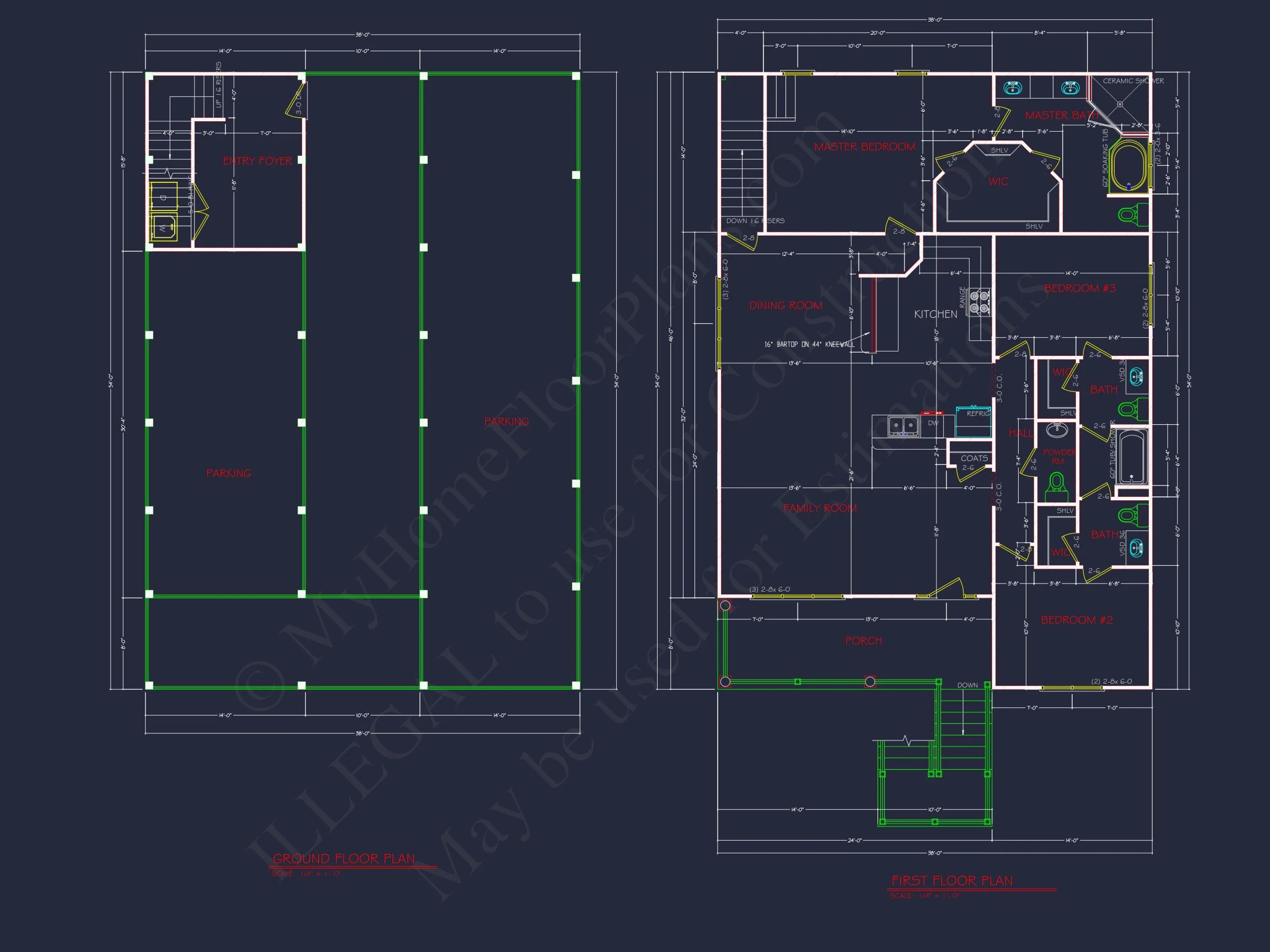 13-1198 HOUSE PLAN - Beach House Plan with Coastal Design and 1.5 Floor Layout 6 Beach house Plan with Coastal Design and 1.5 Floor Layout