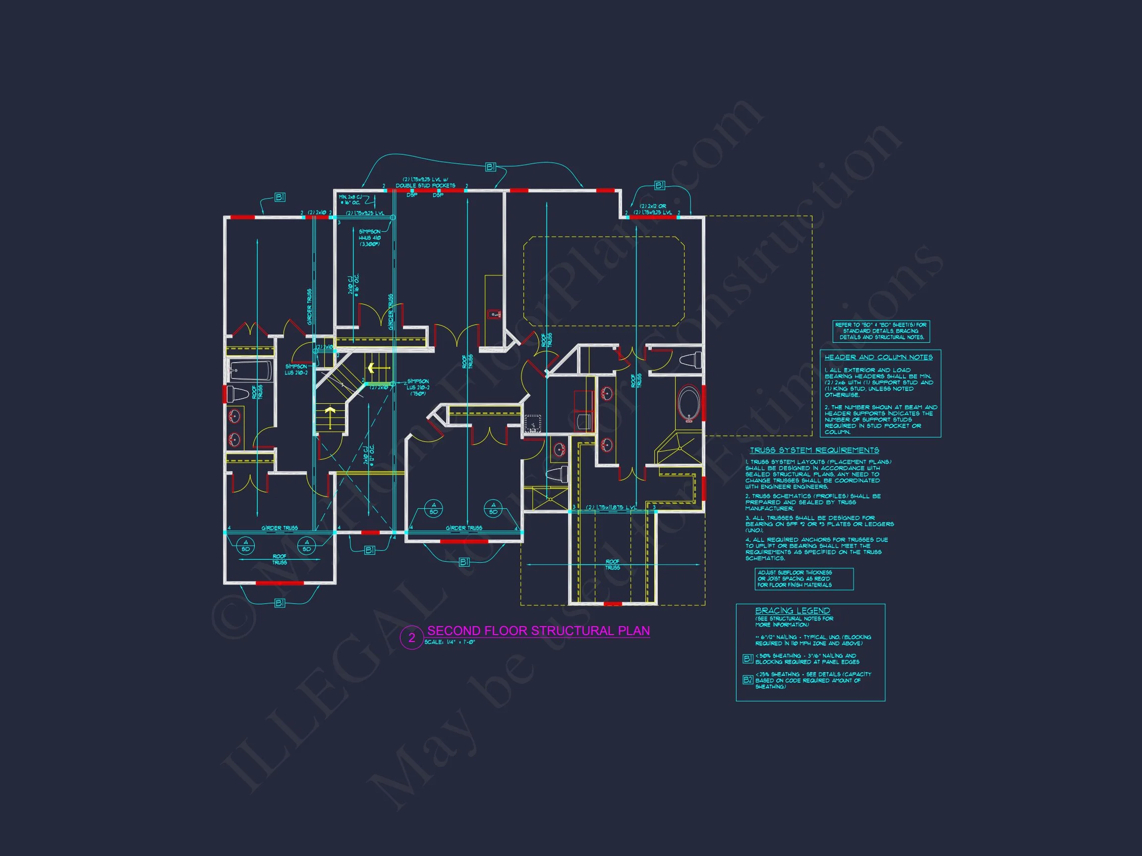Modern Craftsman house Plan: Architectural Blueprint Designs