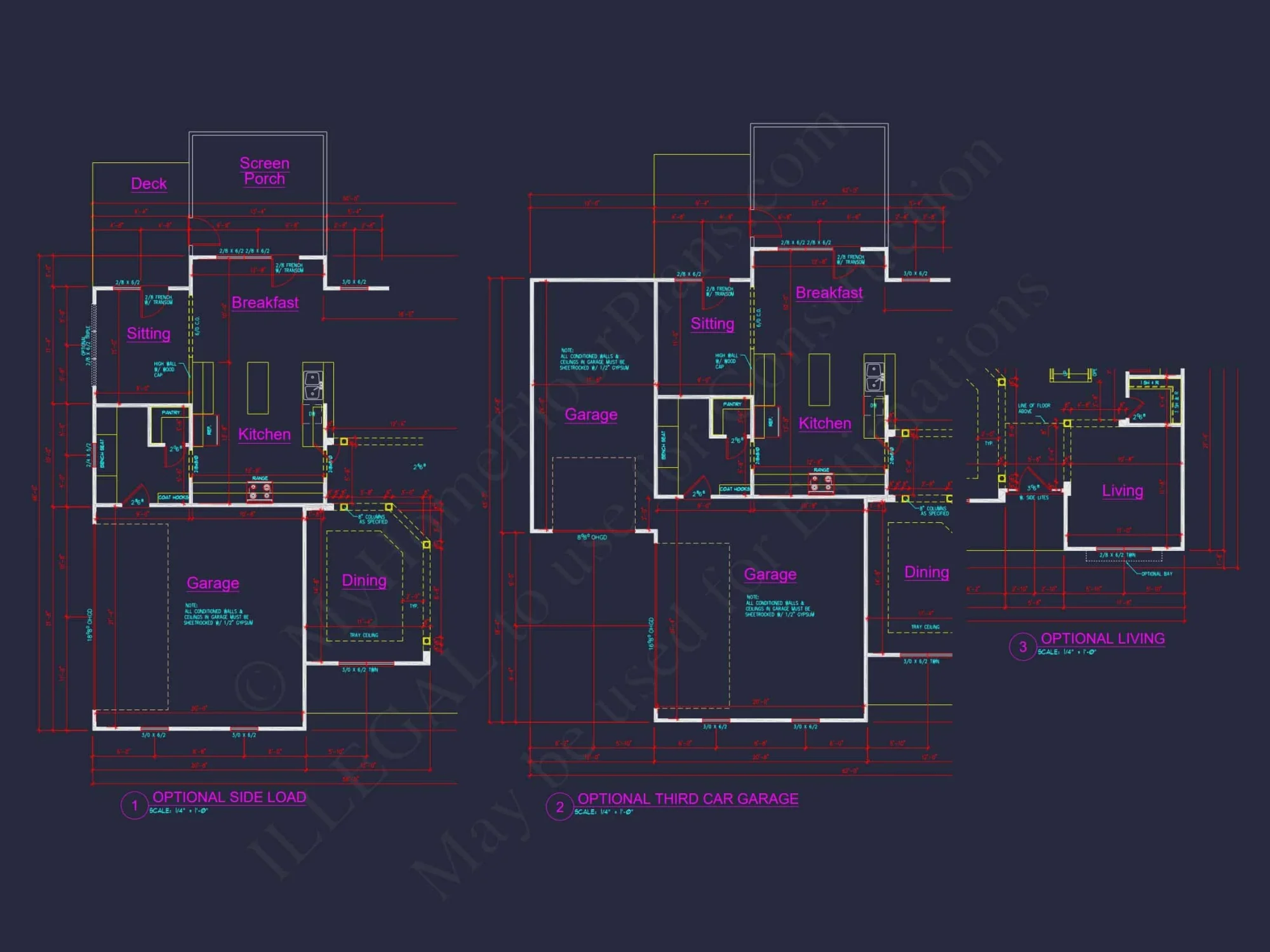 Modern Craftsman house Plan: Architectural Blueprint Designs