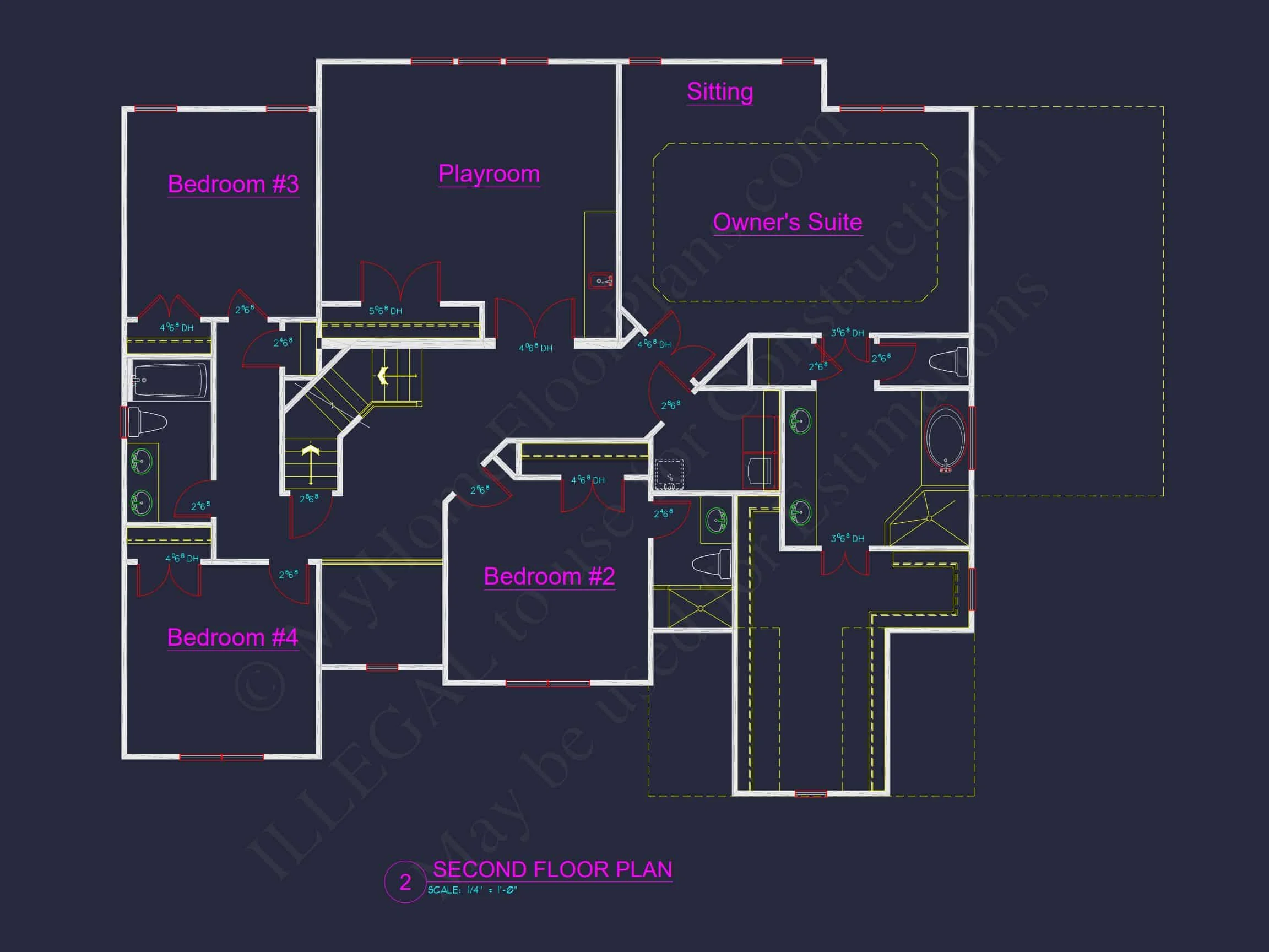 Modern Craftsman house Plan: Architectural Blueprint Designs