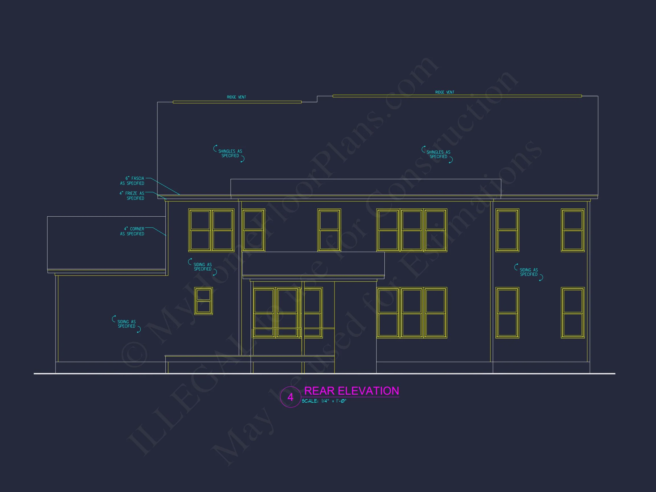 Modern Craftsman house Plan: Architectural Blueprint Designs