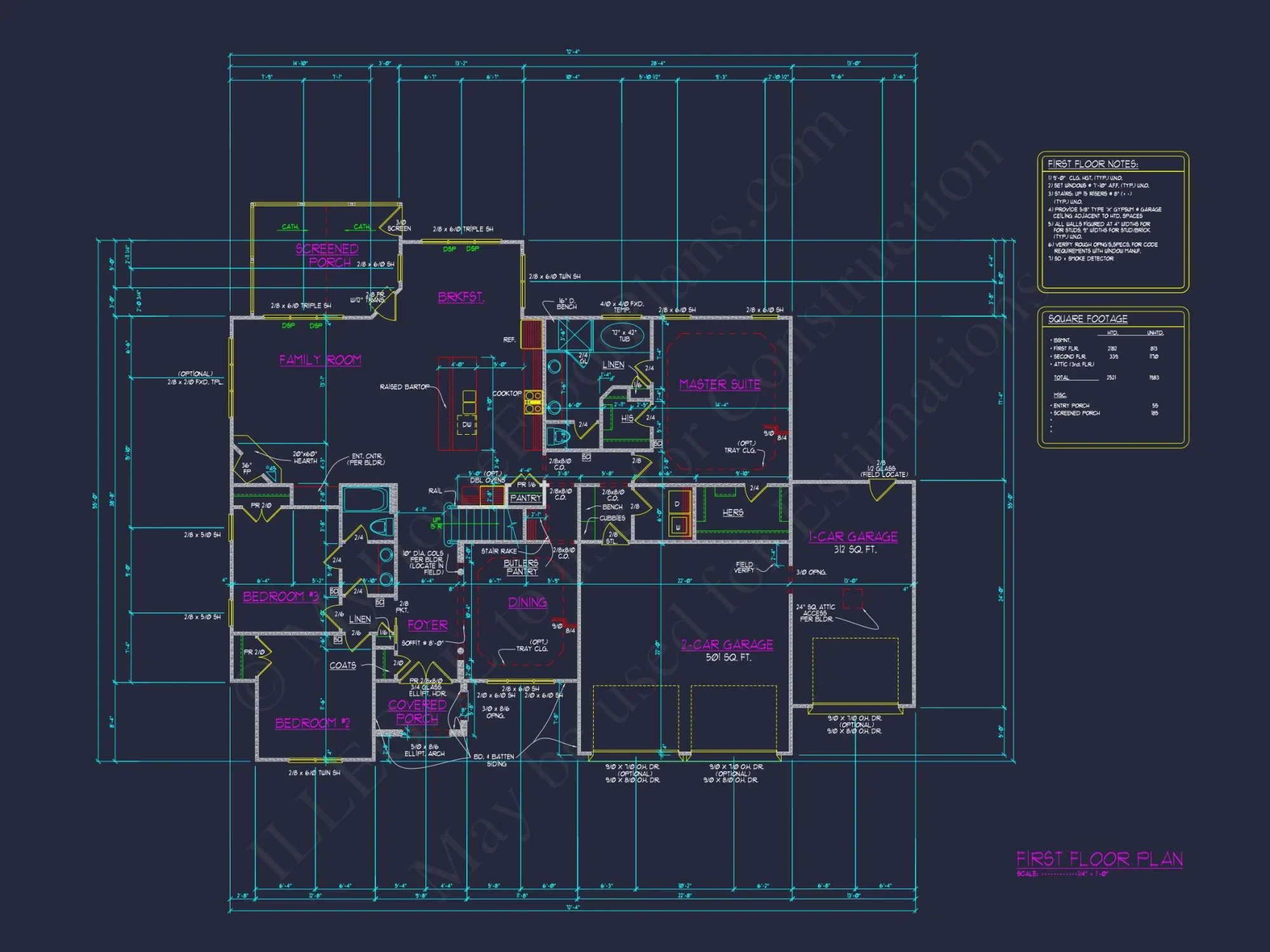 Versatile house Plan with CAD Designs Featuring 4 Beds, 3 Baths